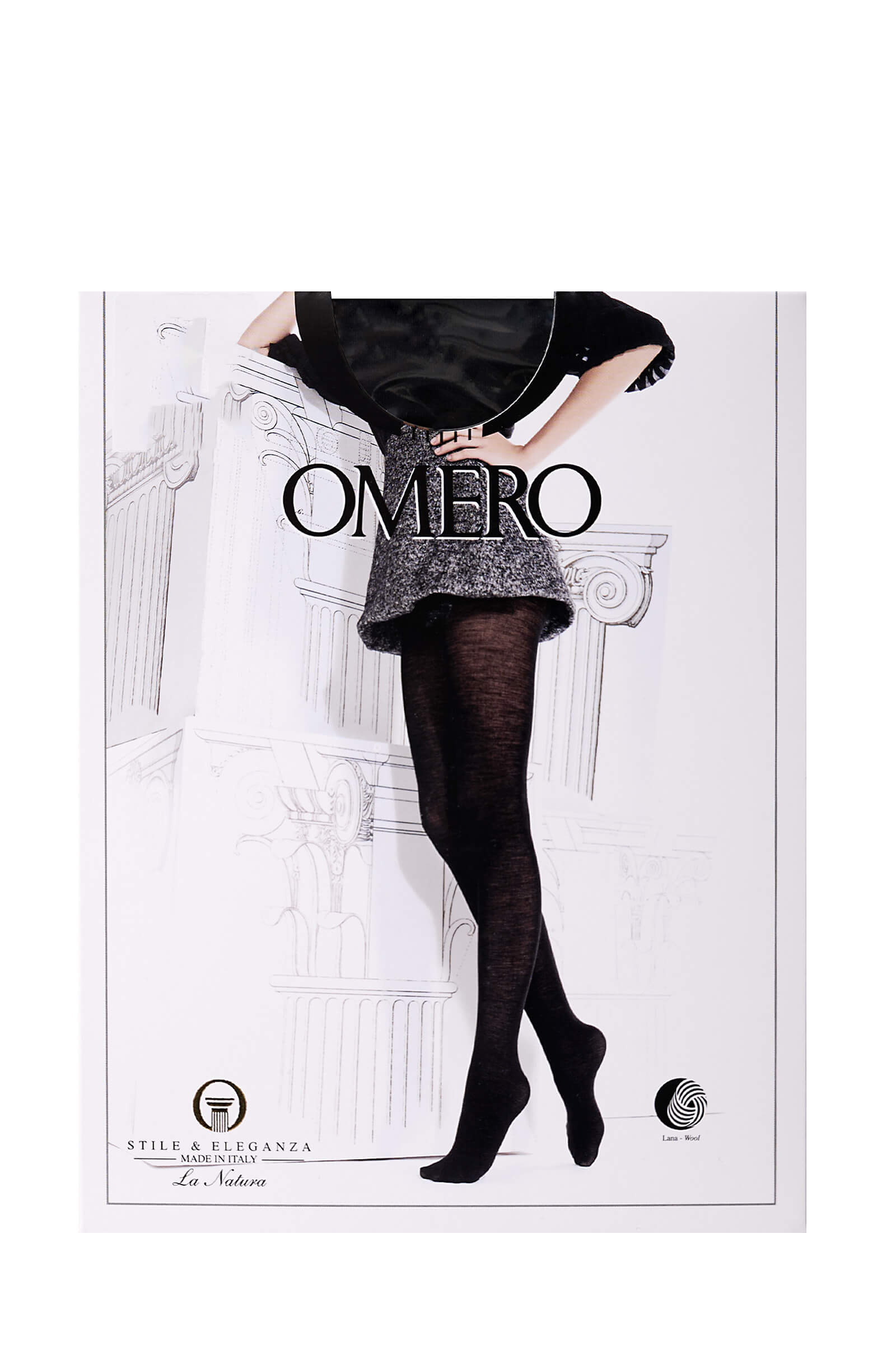 Шерстяные колготки 80 ден Бренд Omero Изображение 7