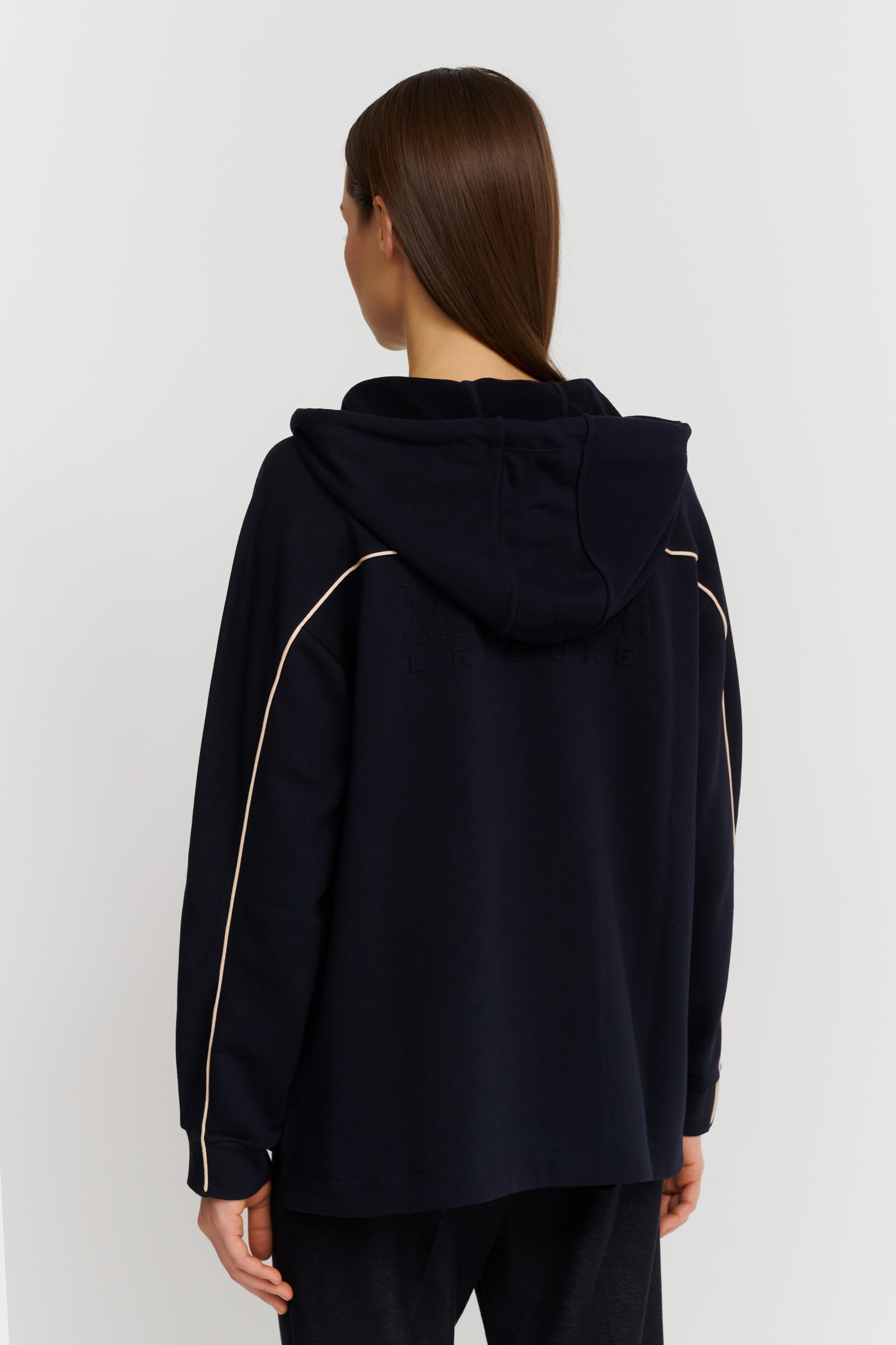 Хлопковая толстовка на молнии Бренд Max Mara Изображение 3