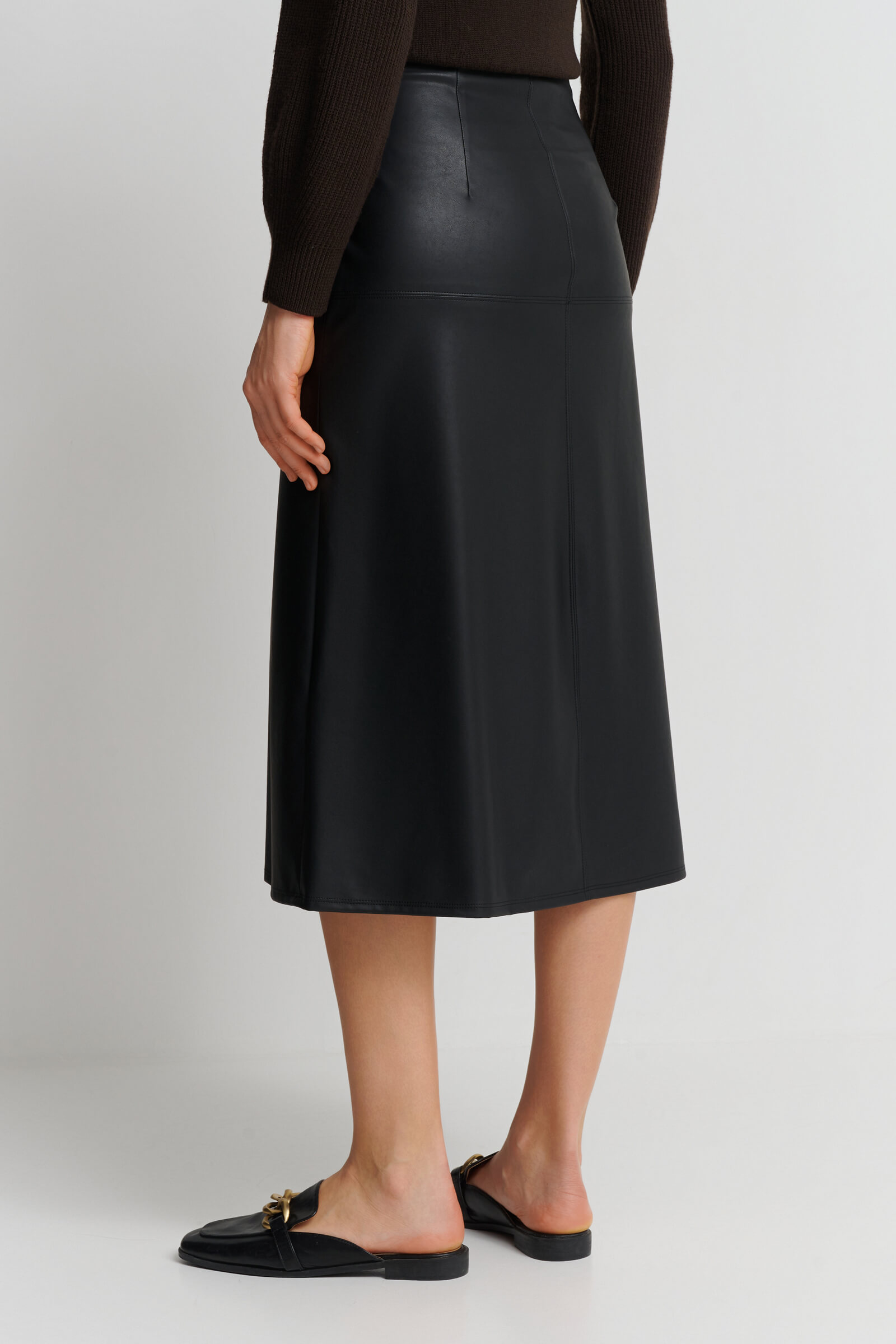 Юбка из экокожи Бренд Max Mara Изображение 3