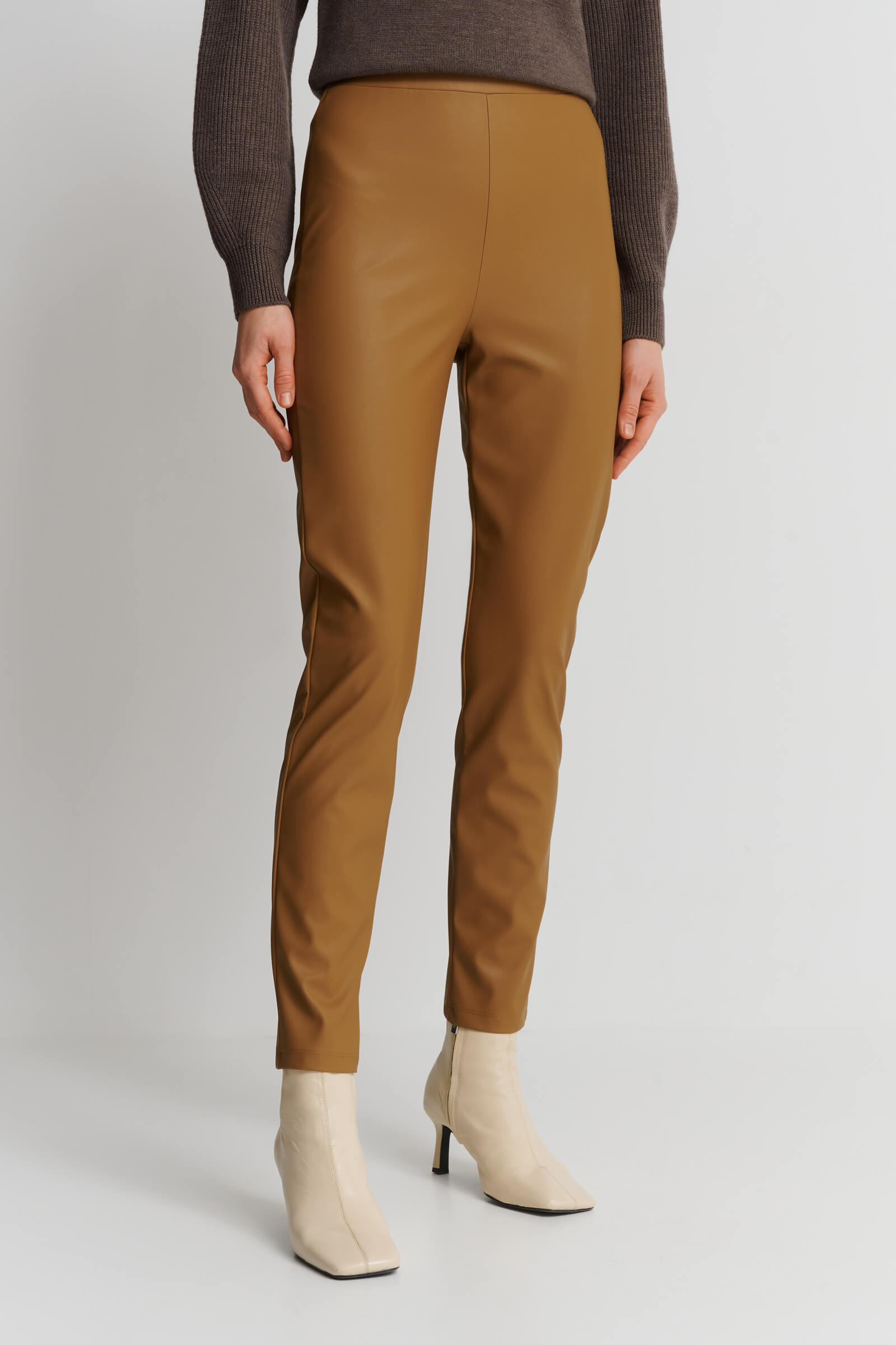 Брюки из экокожи Бренд Max Mara Изображение 2