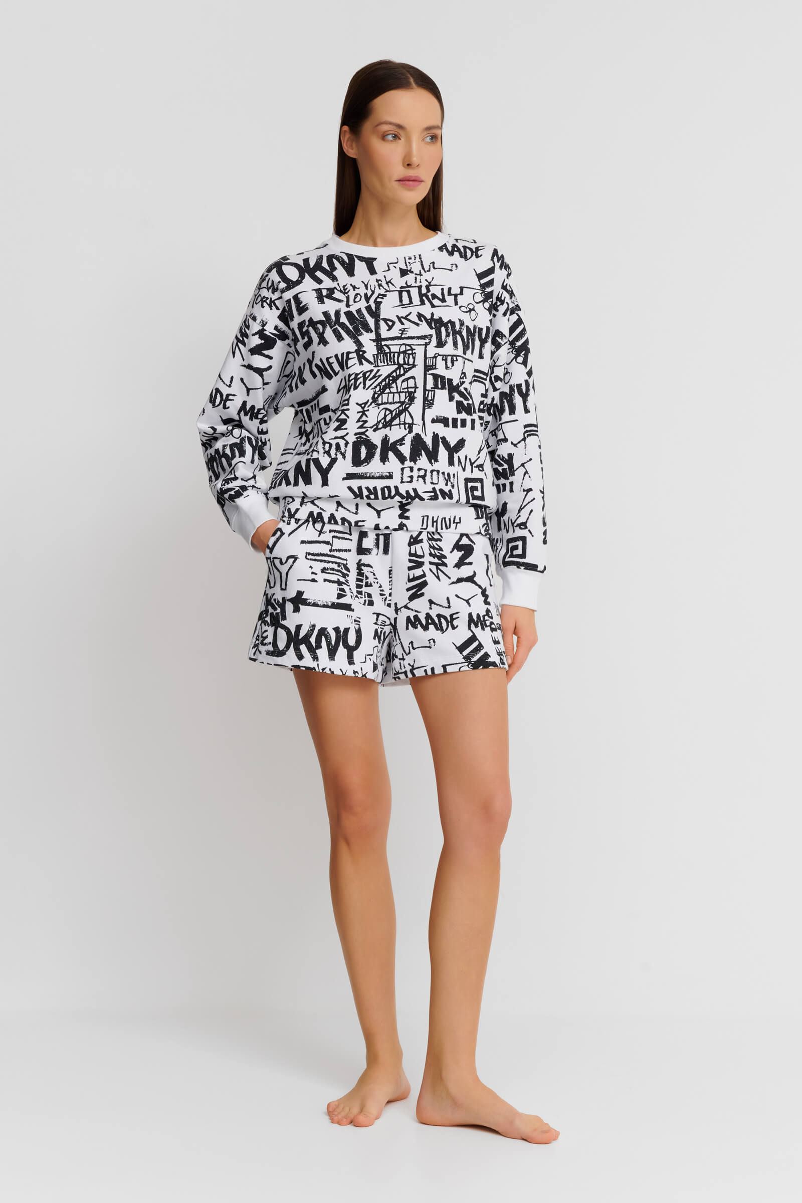 Свитшот с длинным рукавом Бренд DKNY Изображение 4
