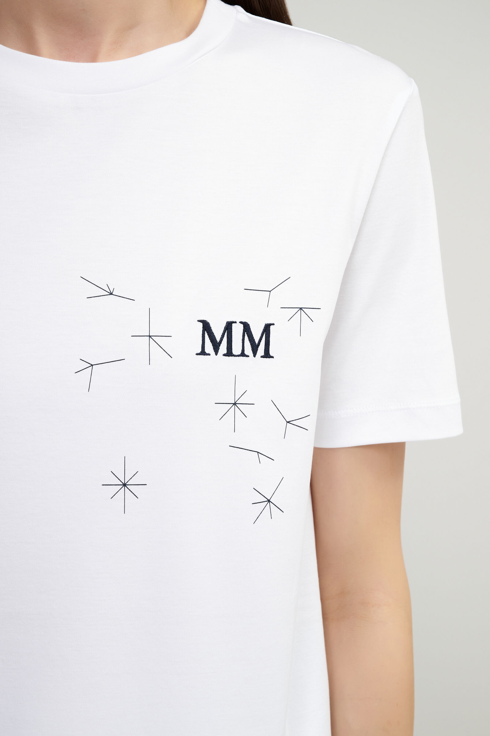 Футболка из модала и хлопка Бренд MM Изображение 5