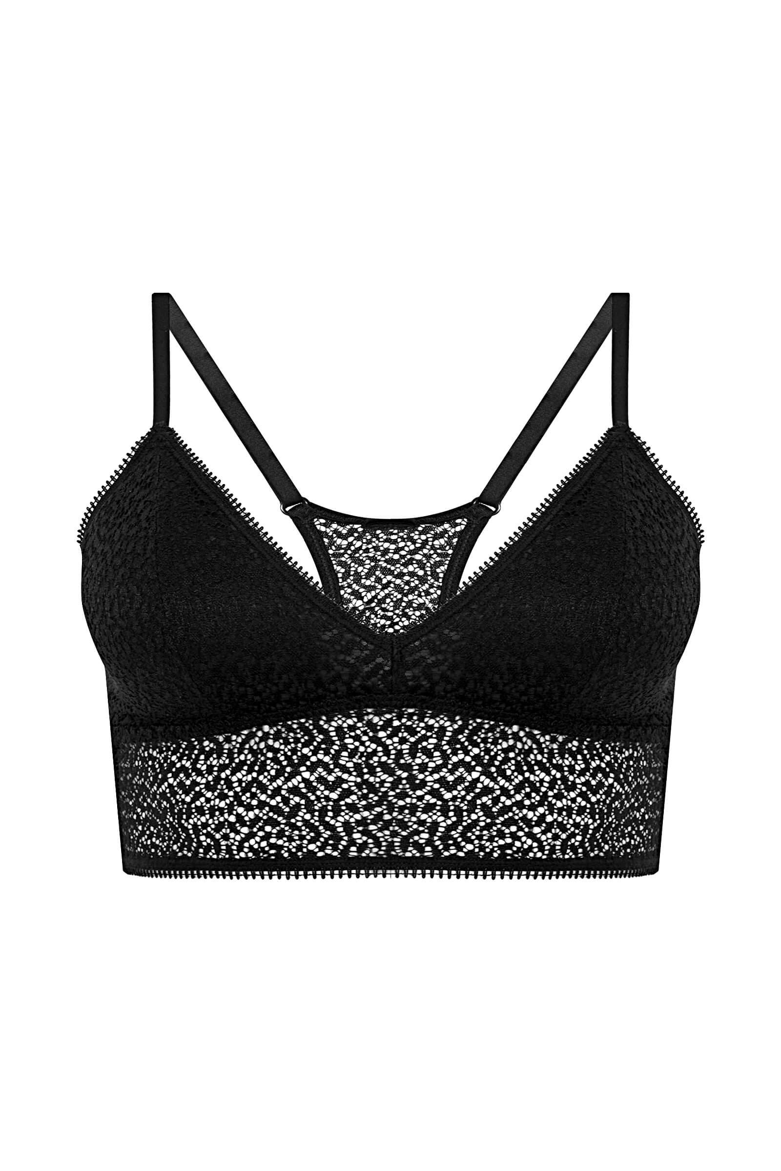 Кружевной бюстгальтер со съемными вкладышами Бренд DKNY