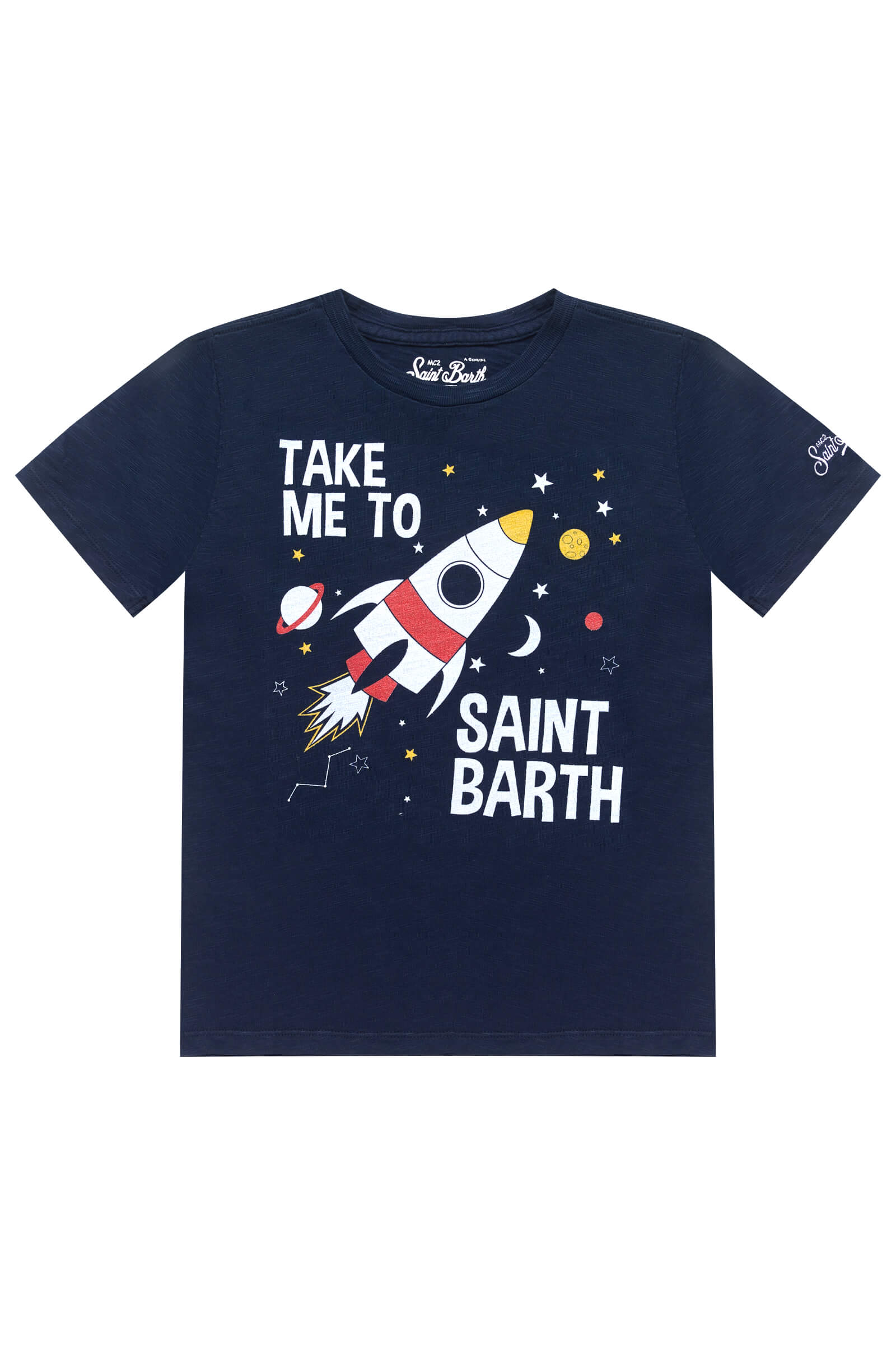 Хлопковая детская футболка Бренд Mc2 Saint Barth