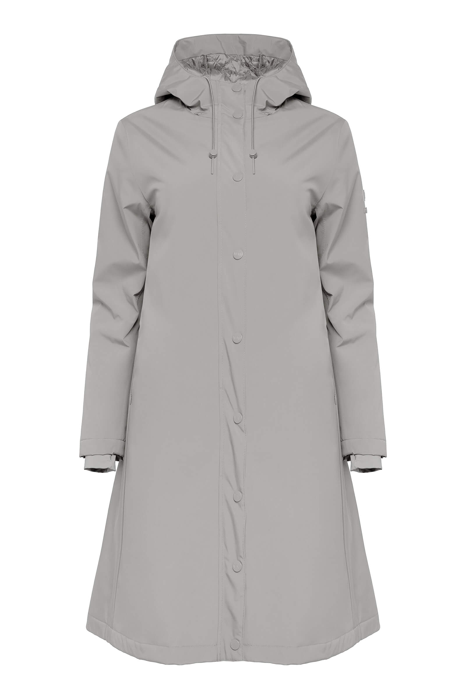 Утепленное пальто-парка с капюшоном Бренд Max Mara