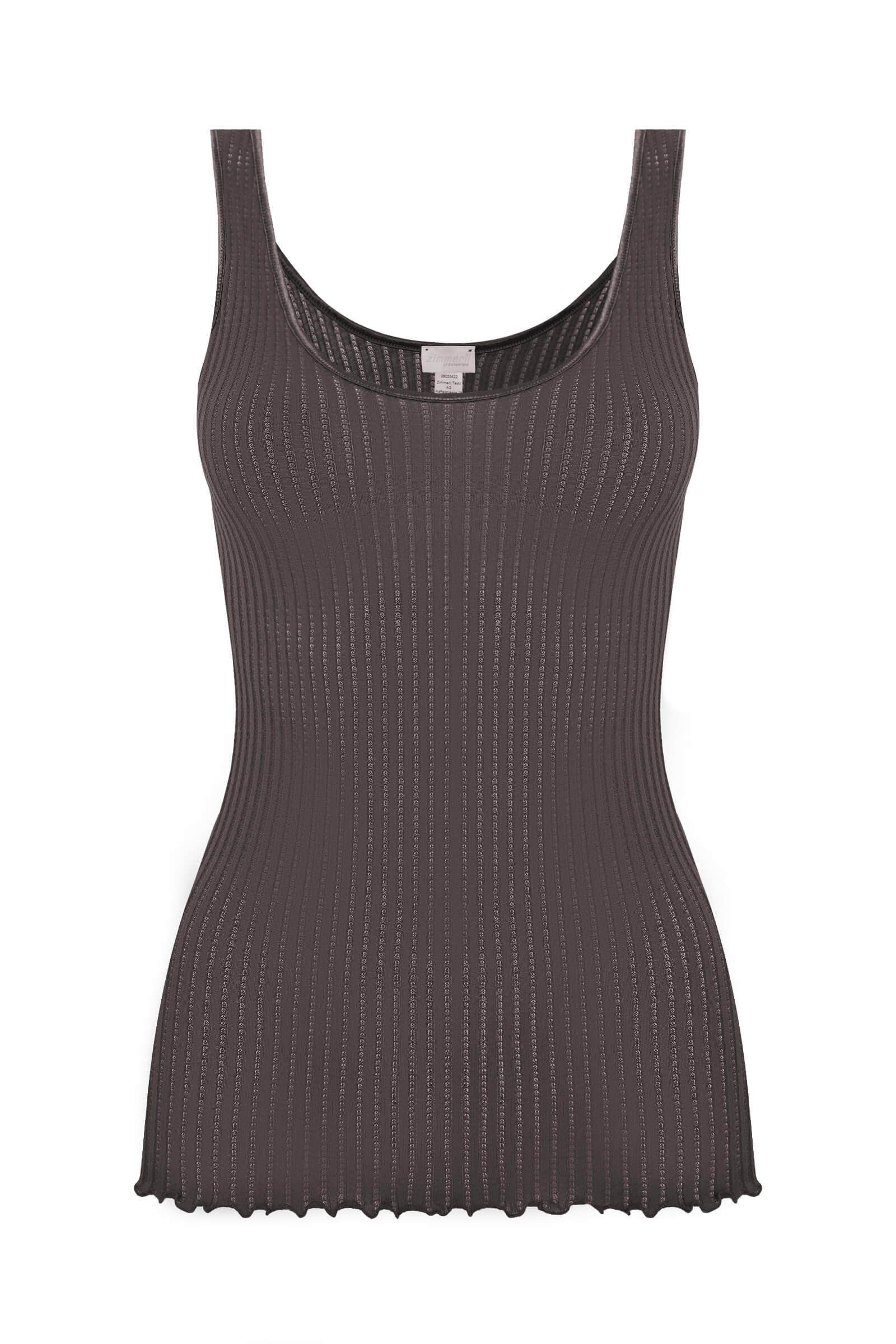 Топ в рубчик из швейцарского хлопка Бренд Zimmerli