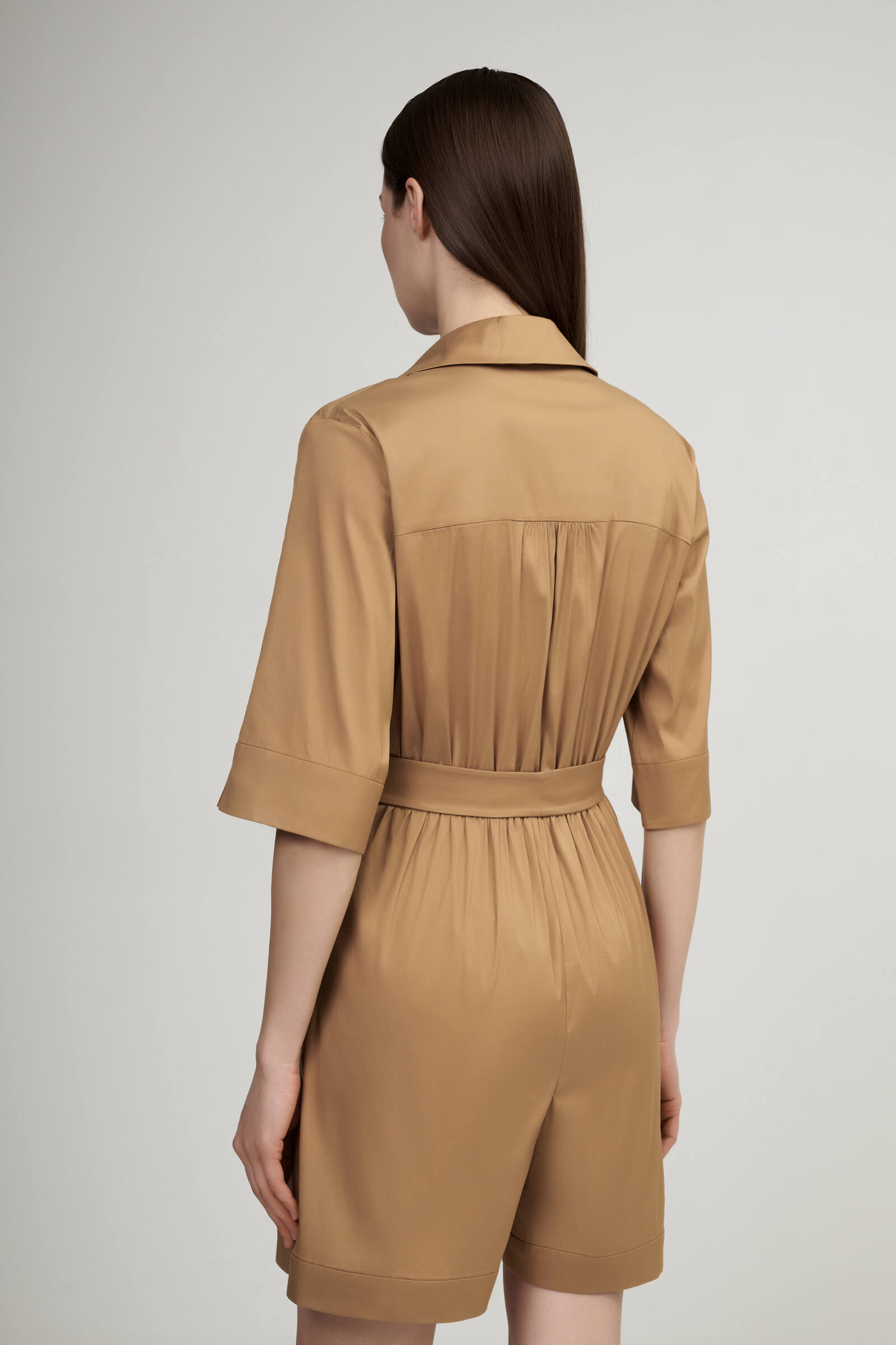 Хлопковый короткий комбинезон Бренд Max Mara Изображение 3