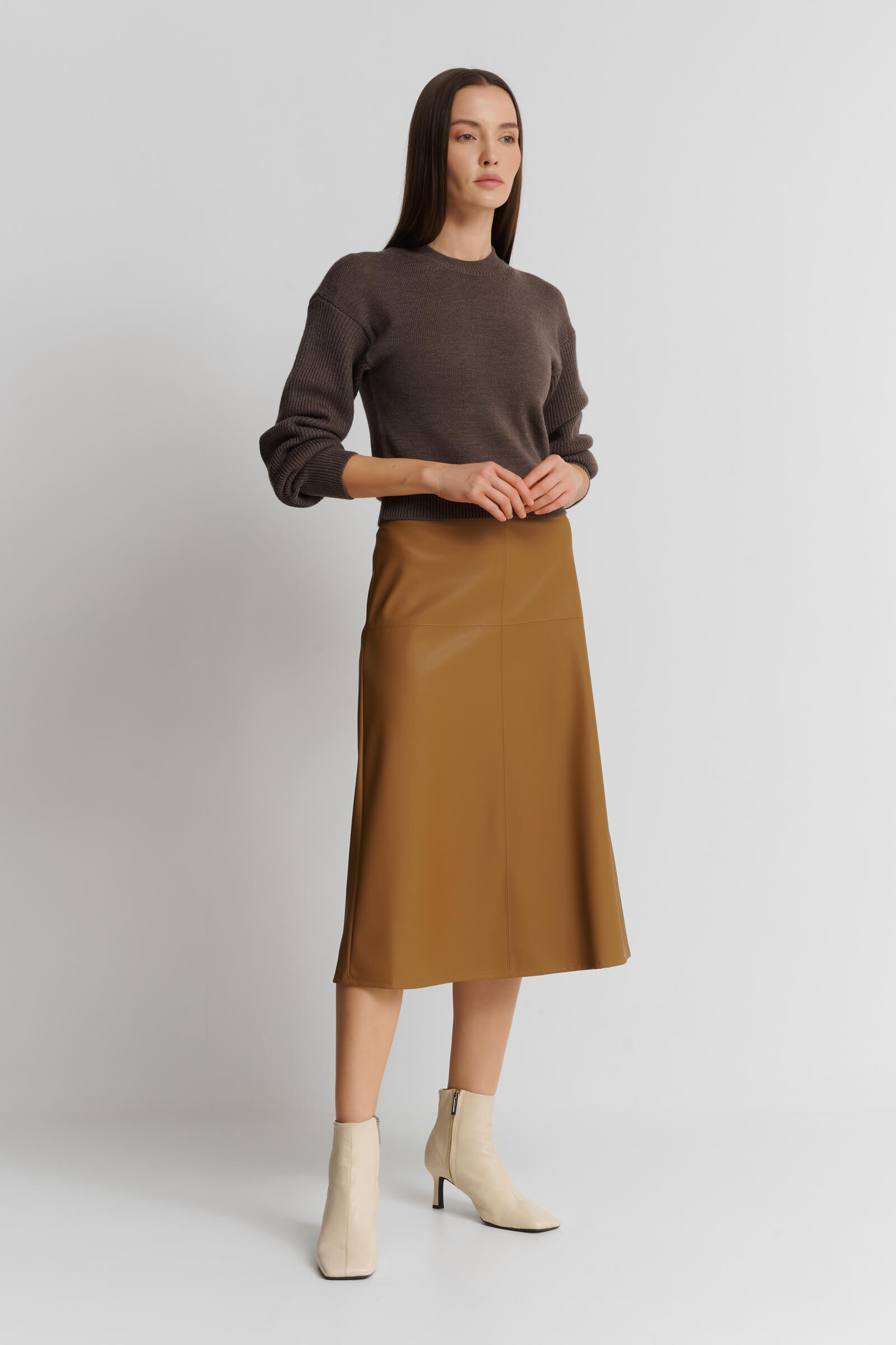 Юбка из экокожи Бренд Max Mara Изображение 4