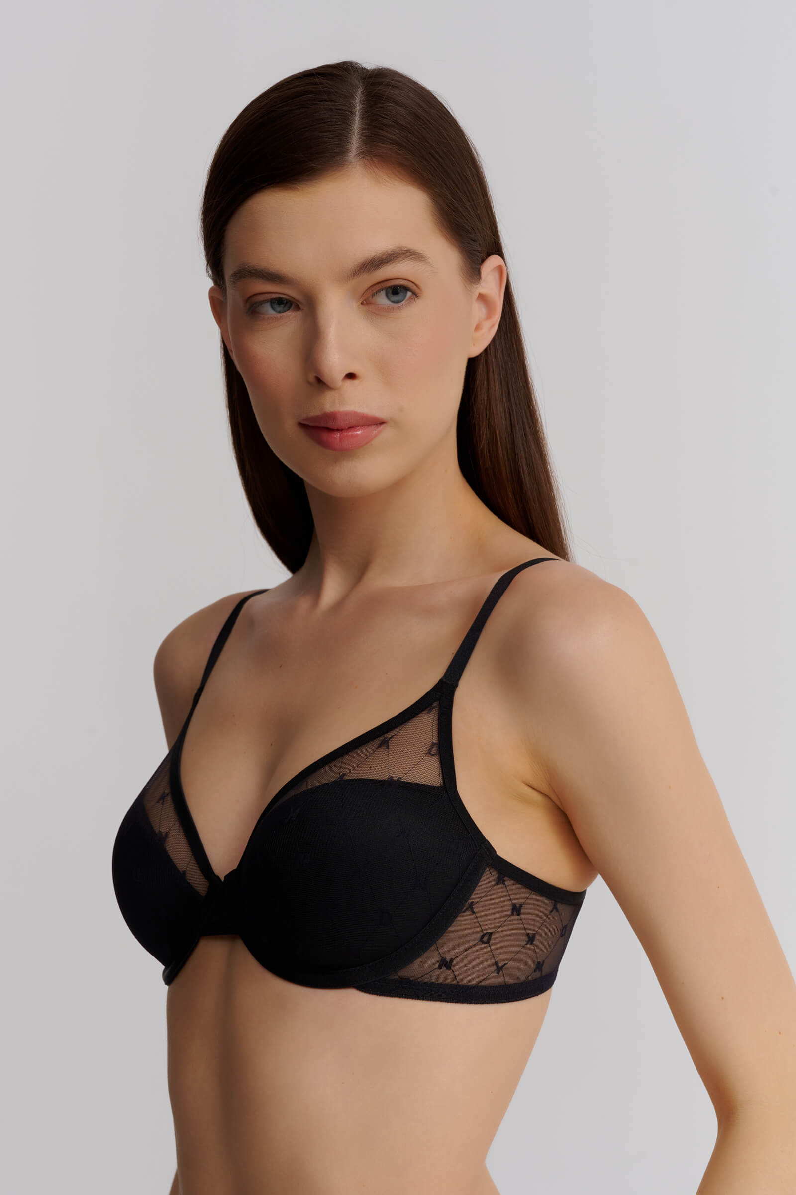 Бюстгальтер с треугольными чашками на косточках Бренд DKNY Изображение 5