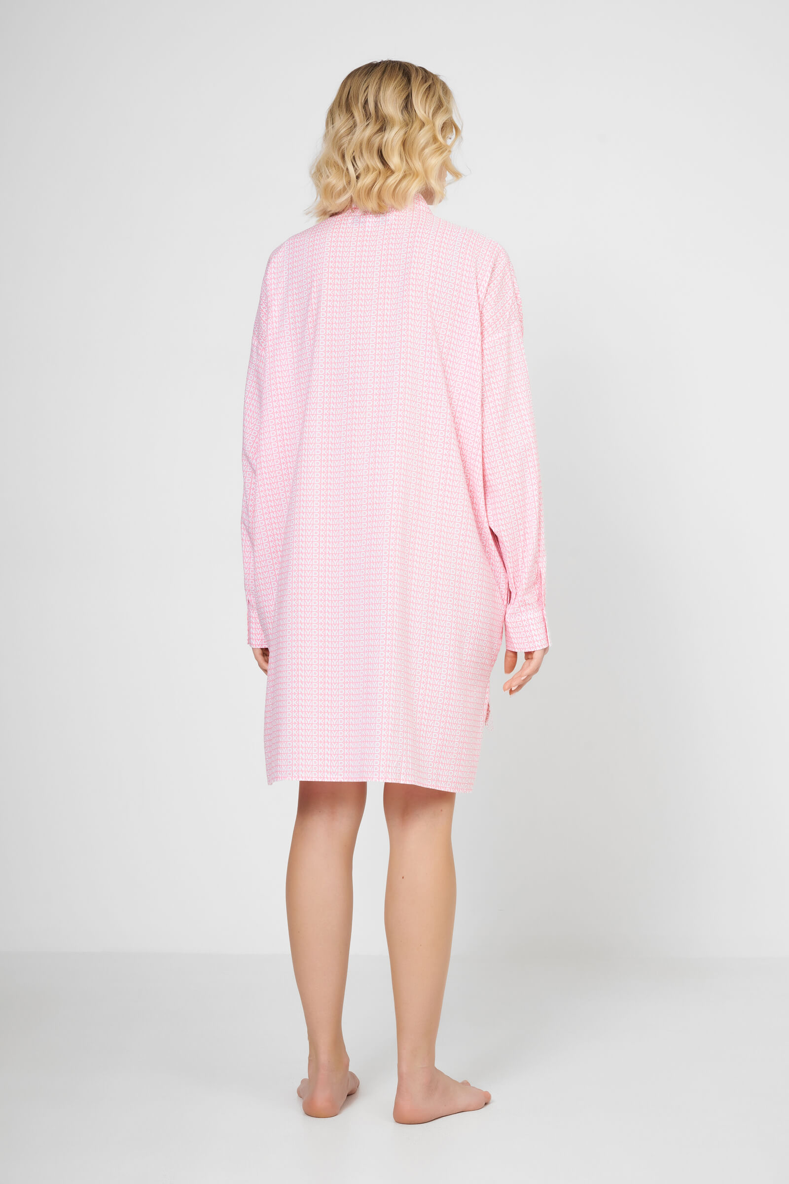 Короткая ночная рубашка из хлопка Бренд DKNY Изображение 3