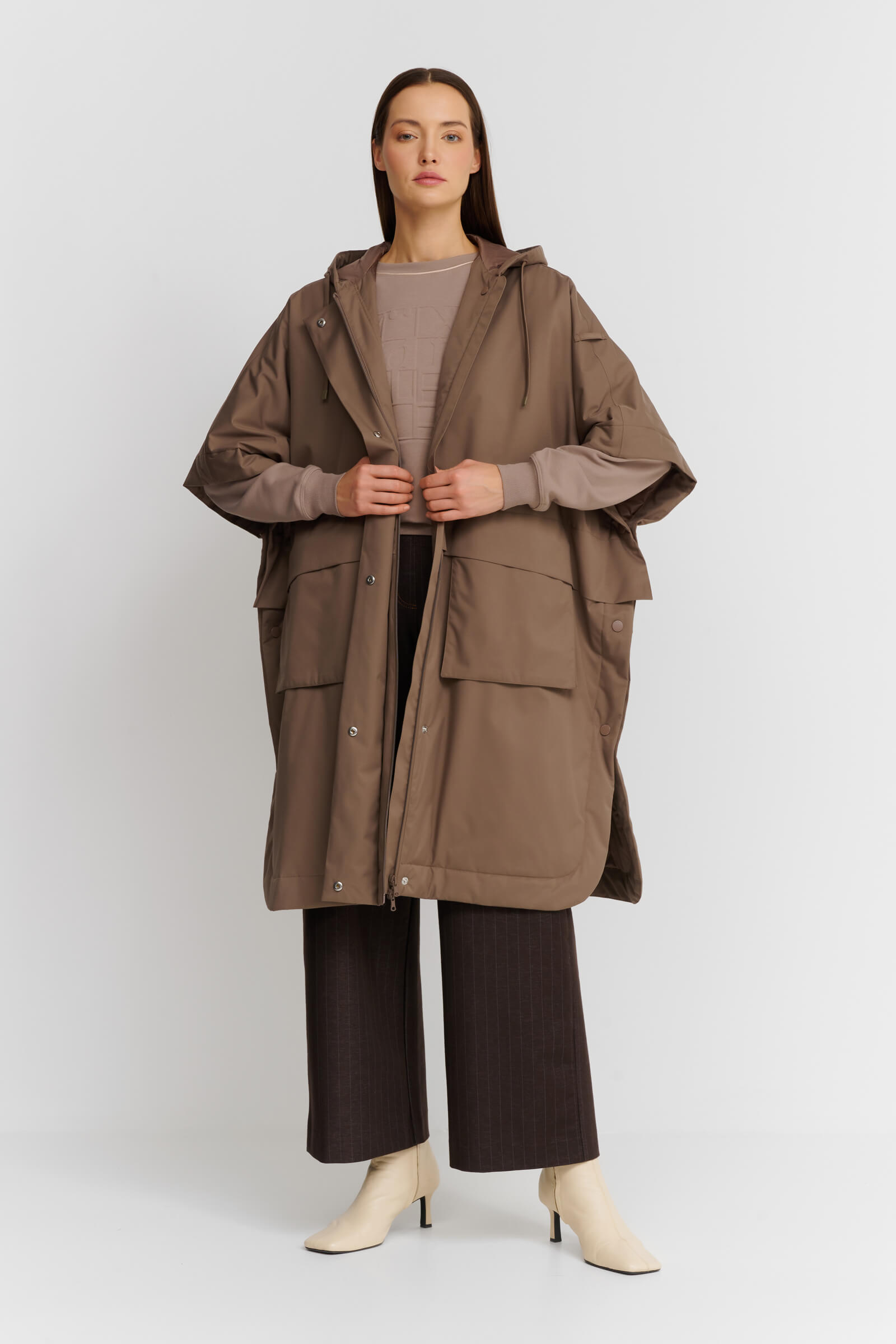 Плащ с рукавом до локтя Бренд Max Mara Изображение 4