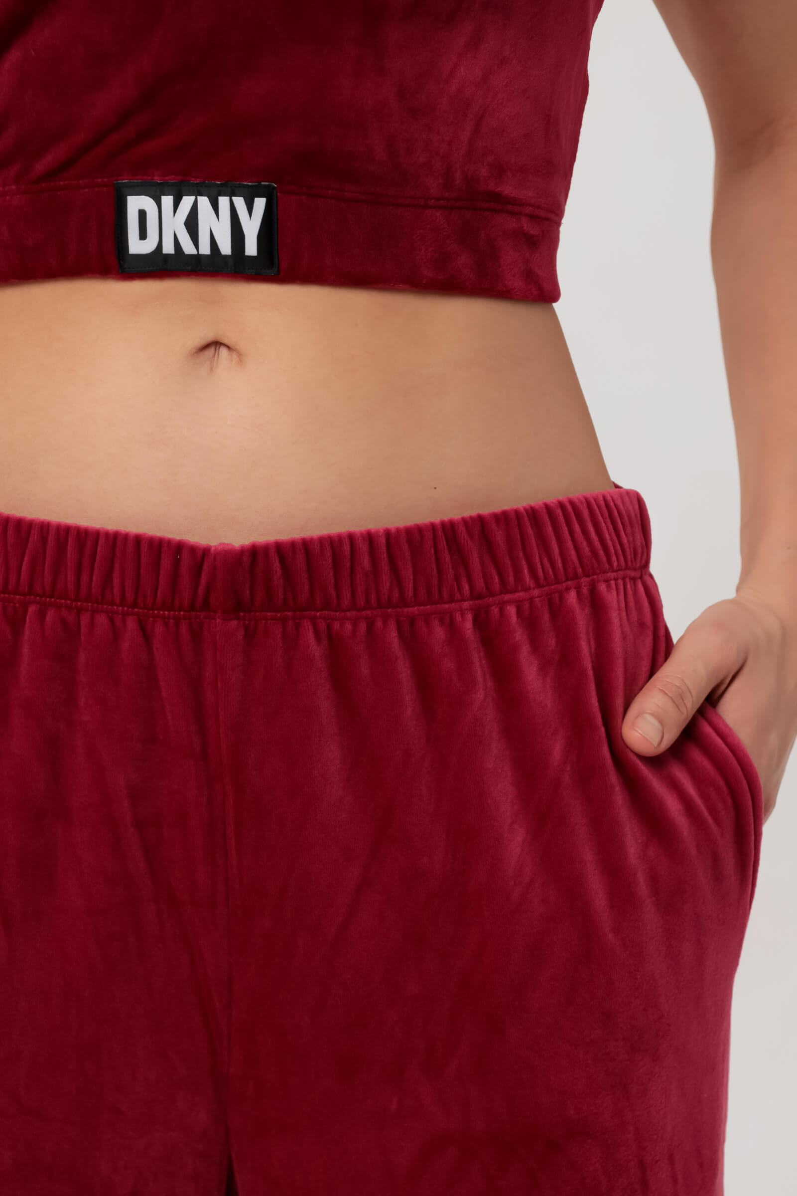 Велюровый домашний костюм-тройка Бренд DKNY Изображение 6