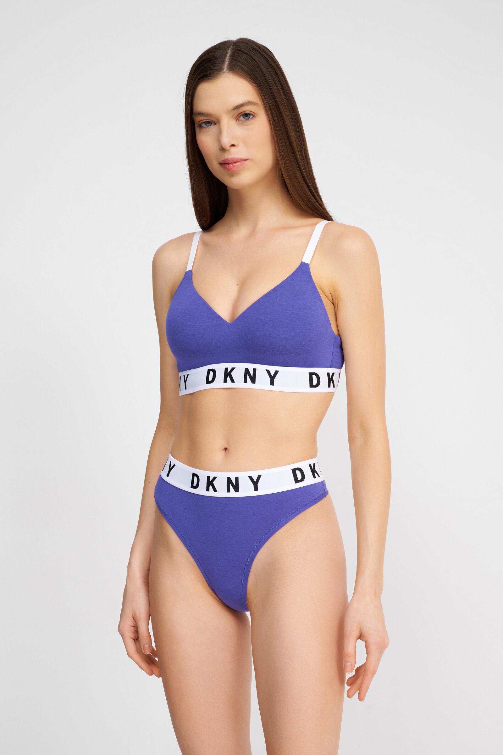 Бюстгальтер топ с треугольными чашками Бренд DKNY Изображение 4
