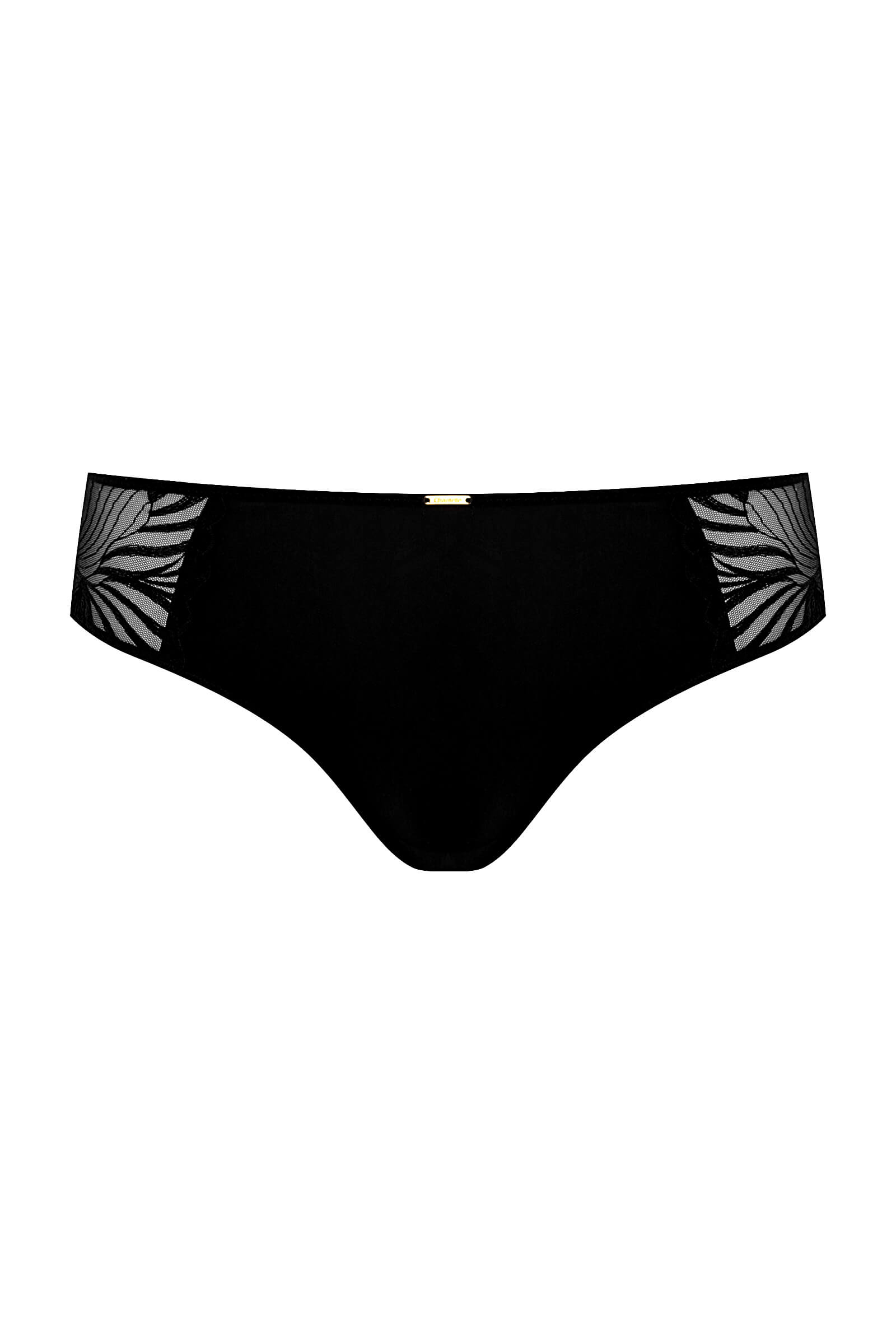 Трусы слипы с вышивкой и кружевом Бренд Chantelle