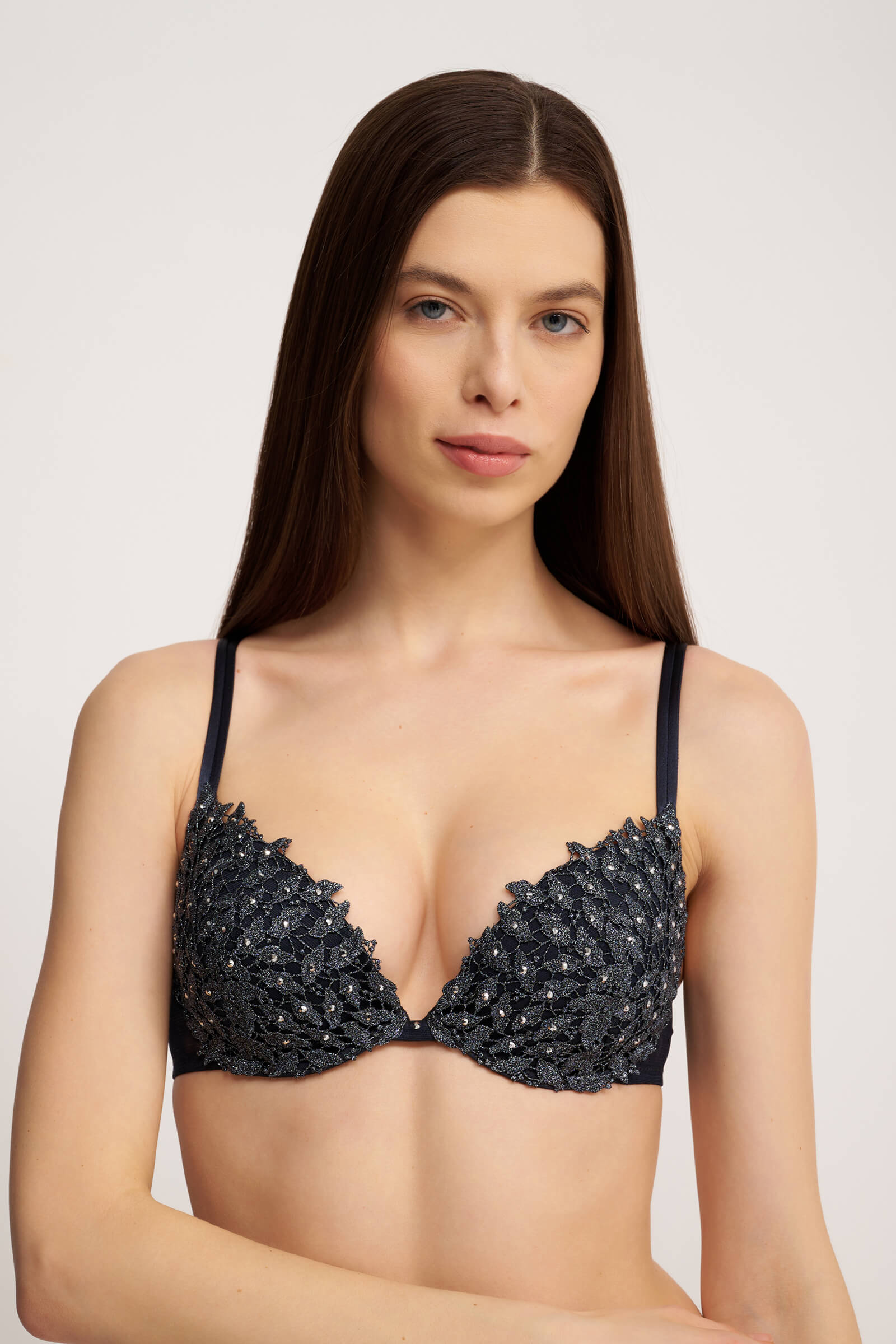 Бюстгальтер пуш-ап с кристаллами Swarovski Бренд Ambra Изображение 2