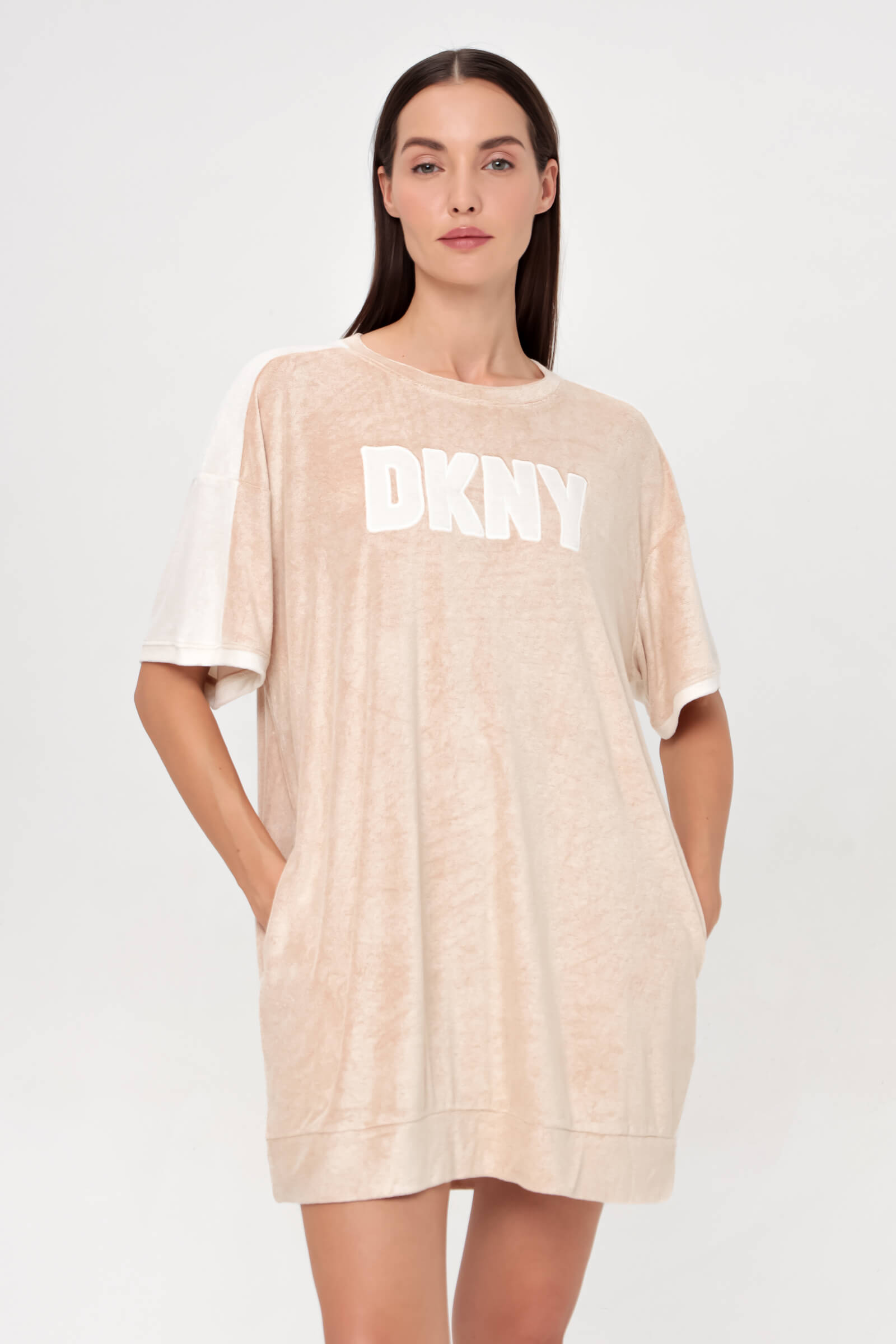 Ночная сорочка с круглым вырезом Бренд DKNY Изображение 2