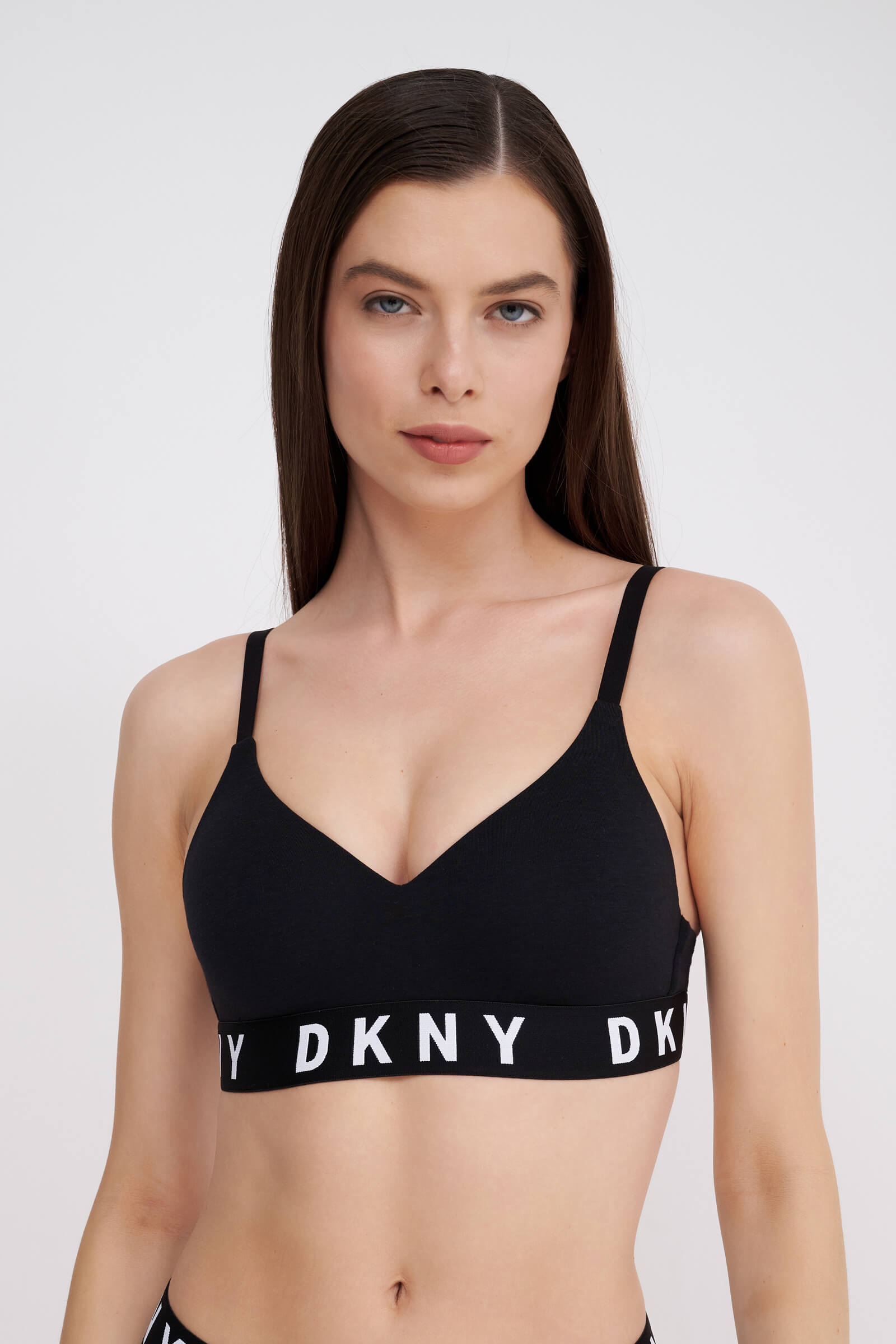 Бюстгальтер топ с треугольными чашками Бренд DKNY Изображение 2