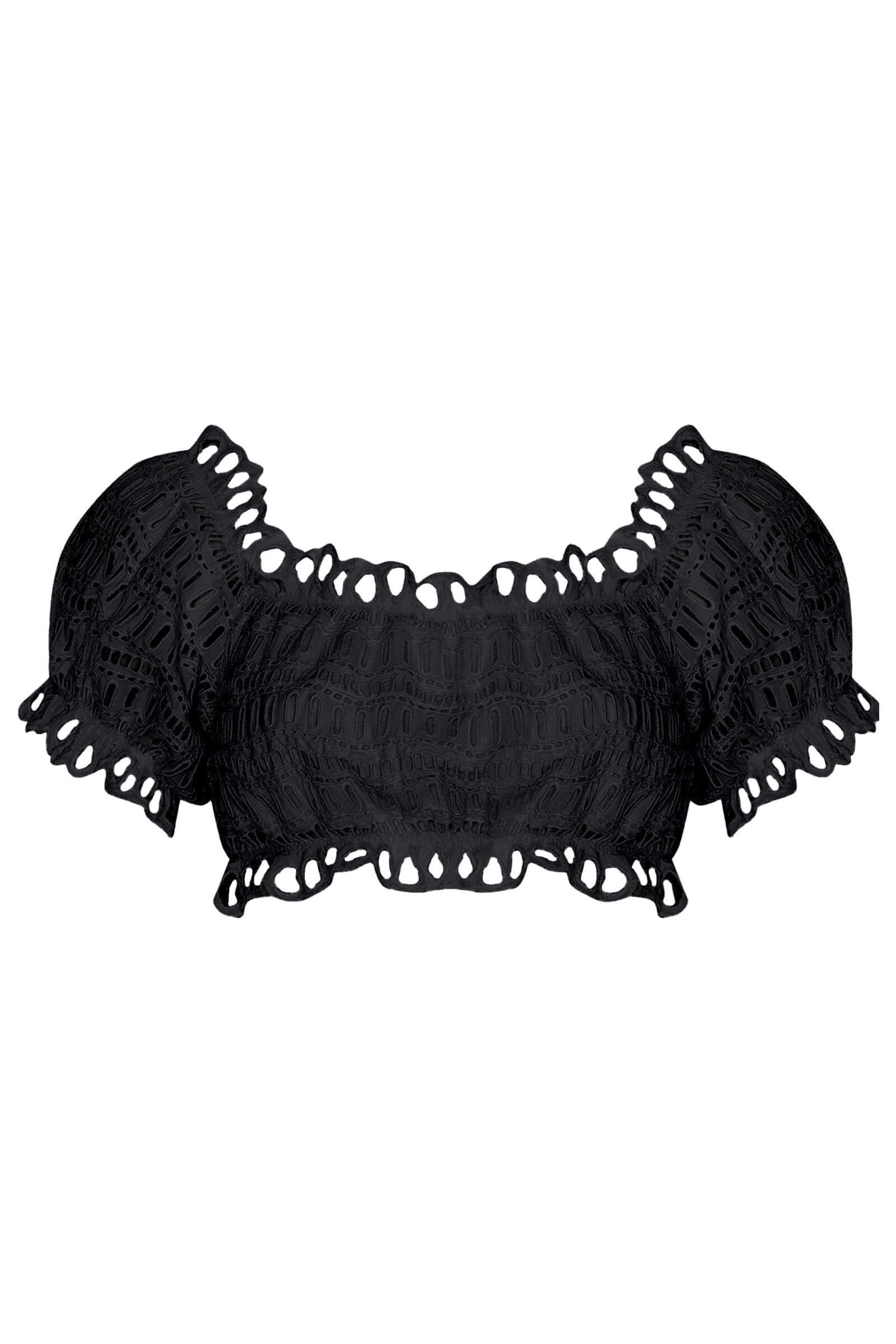 Хлопковая блузка с перфорацией Бренд Ermanno Scervino