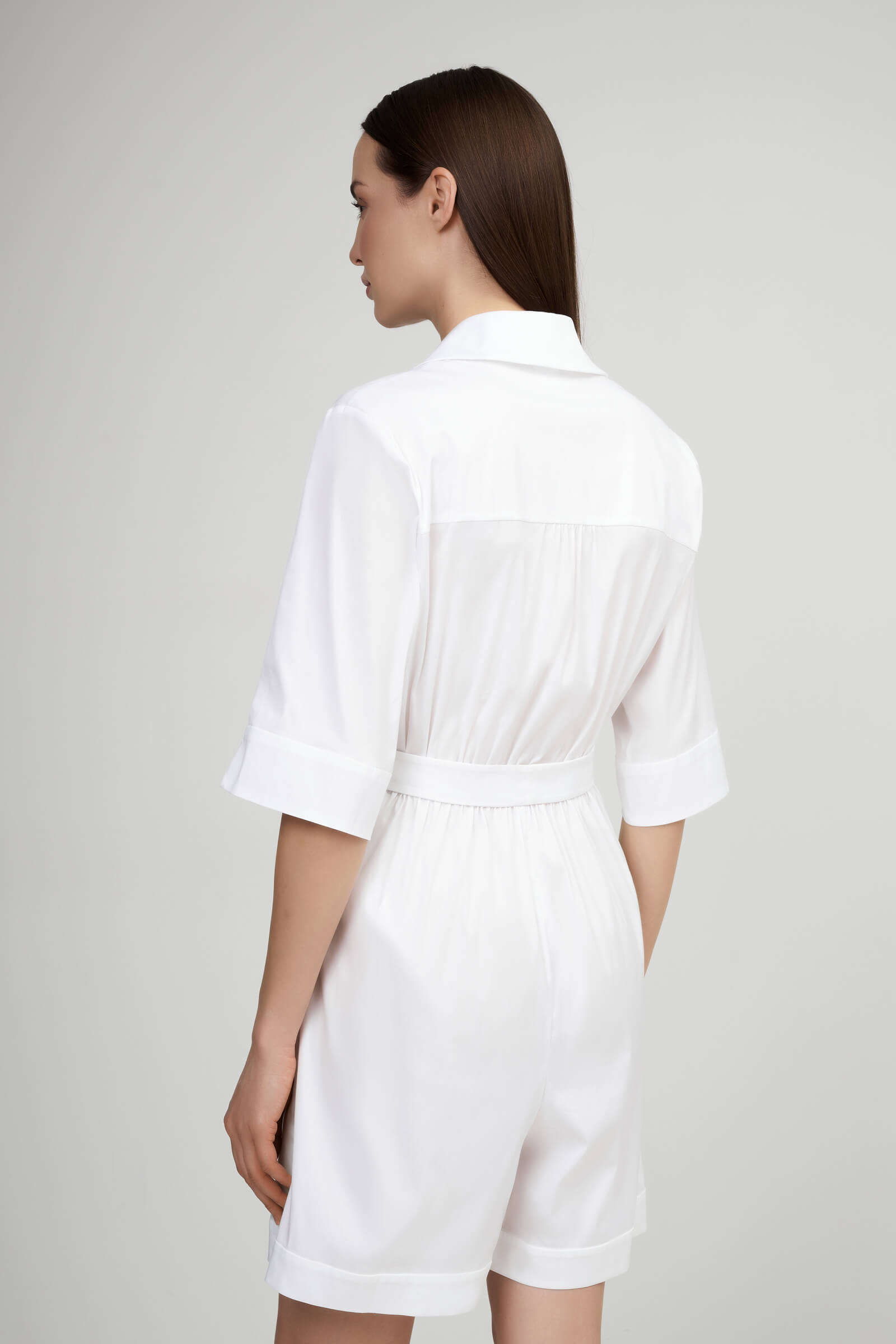Хлопковый короткий комбинезон Бренд Max Mara Изображение 3
