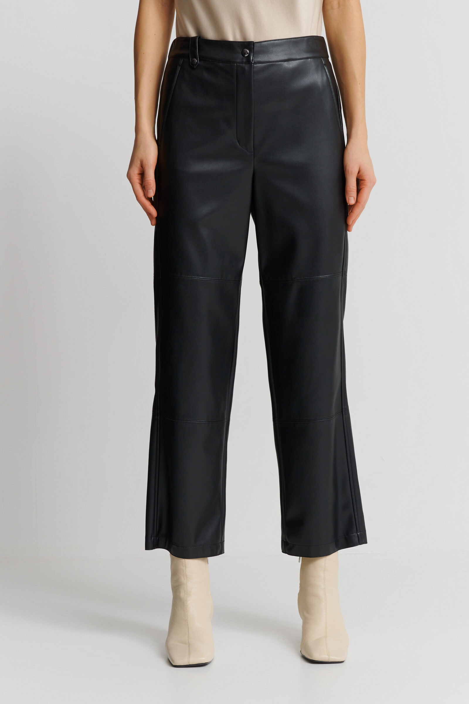 Брюки из экокожи Бренд Max Mara Изображение 2