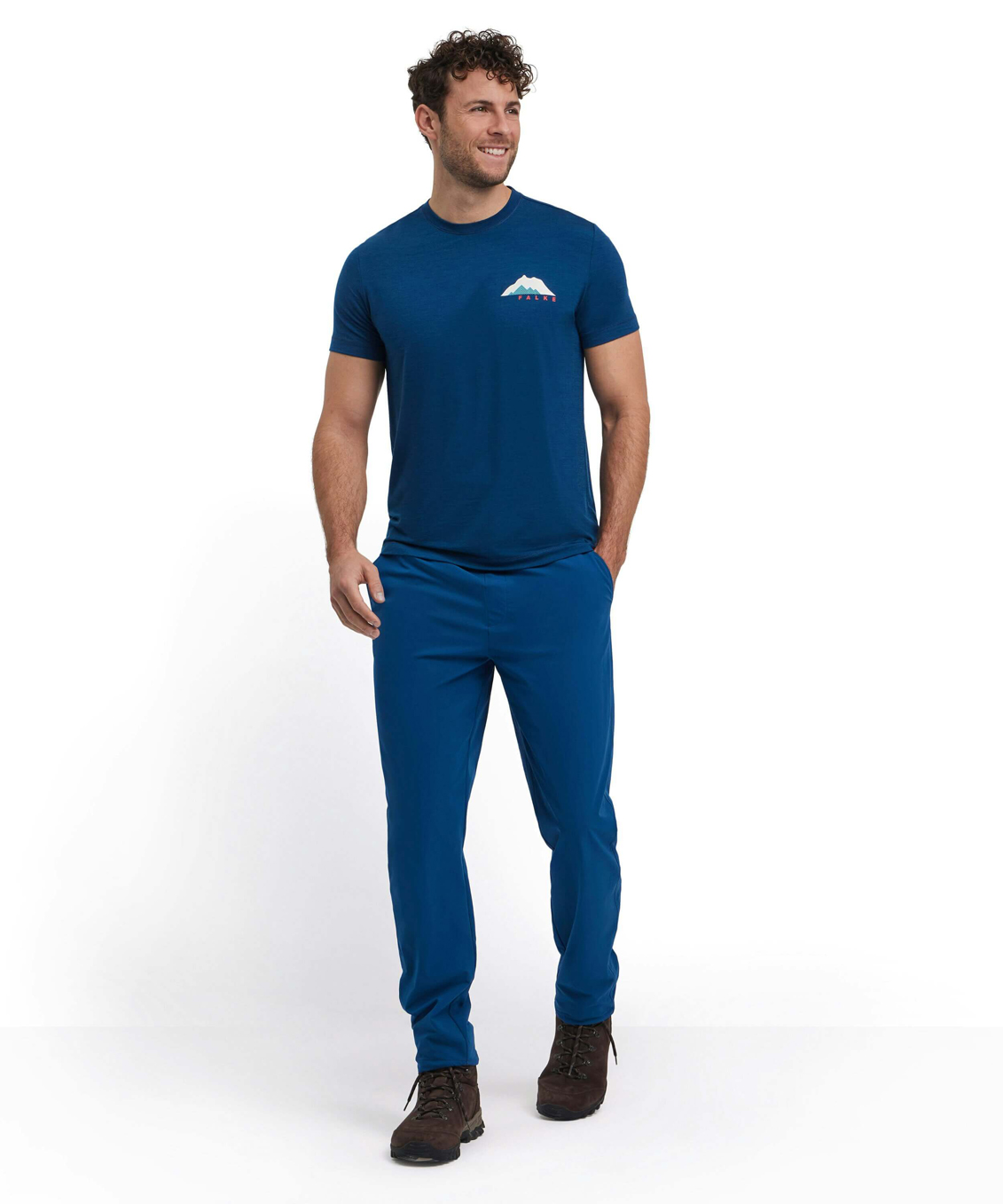 Мужская термофутболка для треккинга FALKE Бренд Falke Ess Изображение 4
