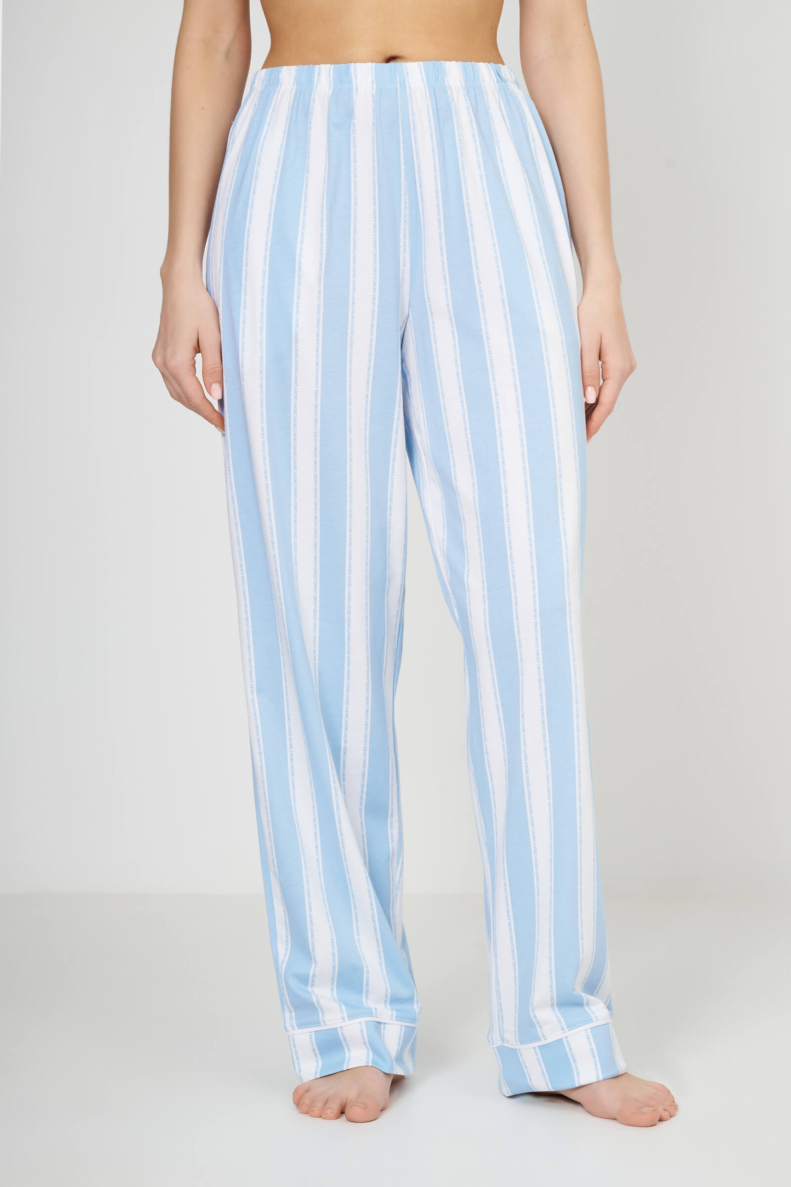 Хлопковая пижама с английским воротником Бренд DKNY Изображение 6
