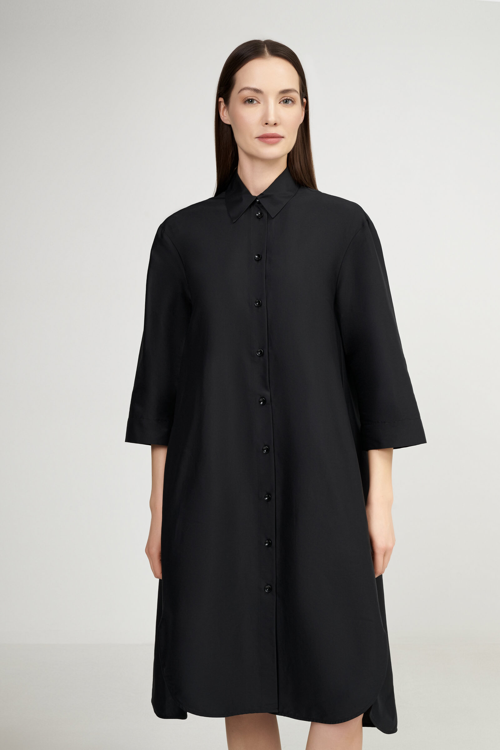 Хлопковое платье-рубашка Бренд Max Mara Изображение 4