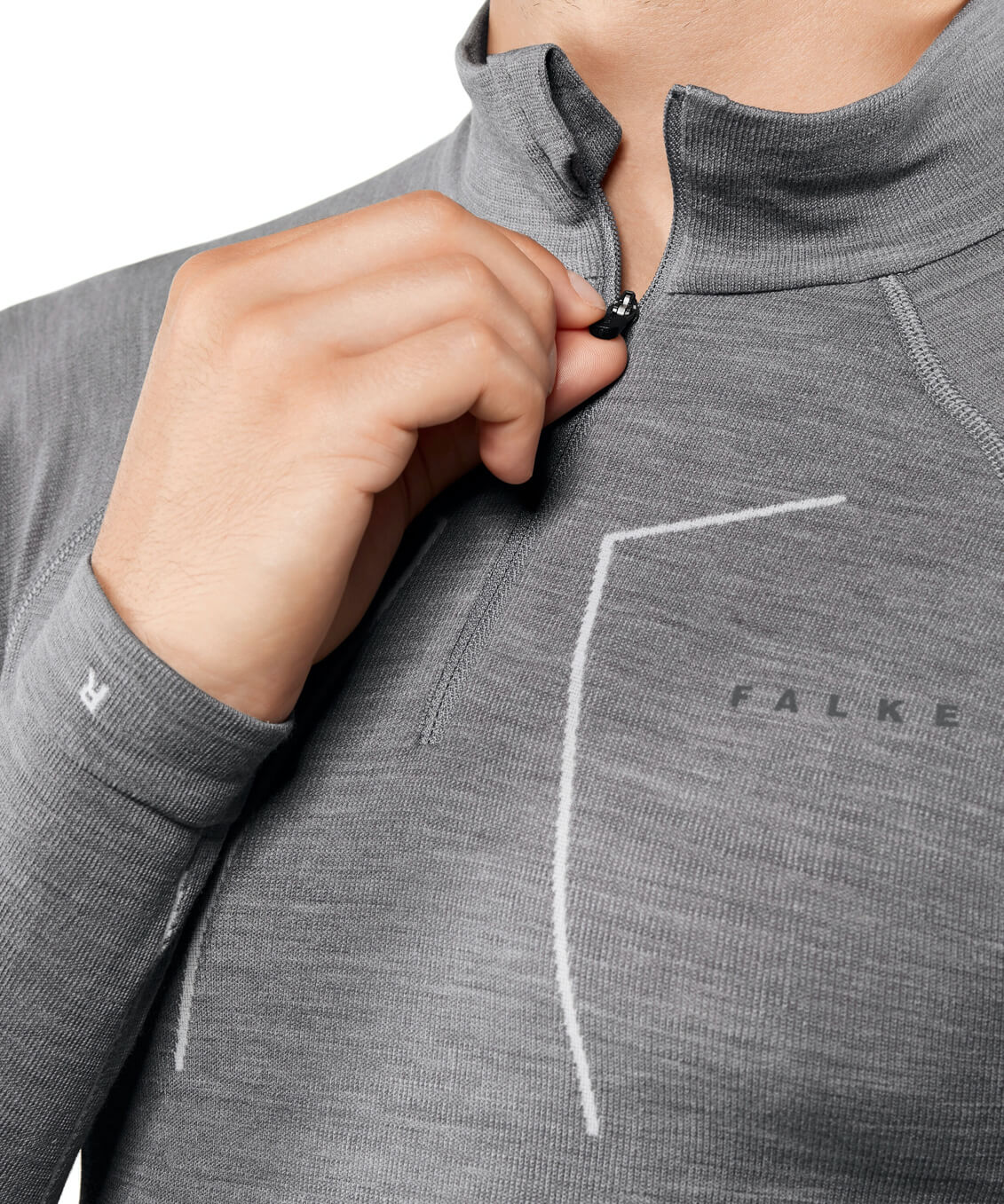 Мужской лонгслив FALKE Wool-Tech Бренд Falke Ess Изображение 2