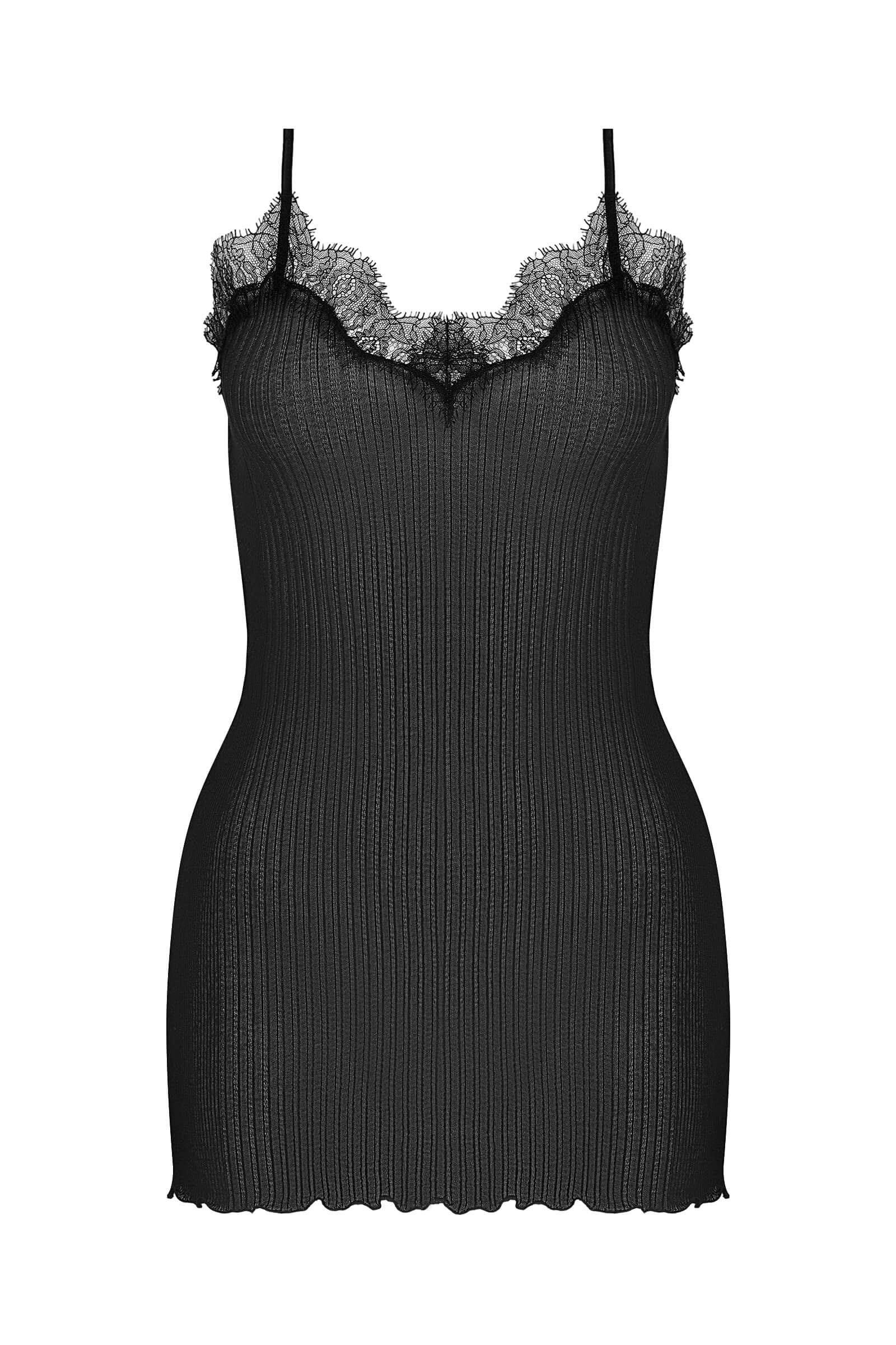 Хлопковая майка с кружевом Бренд Zimmerli