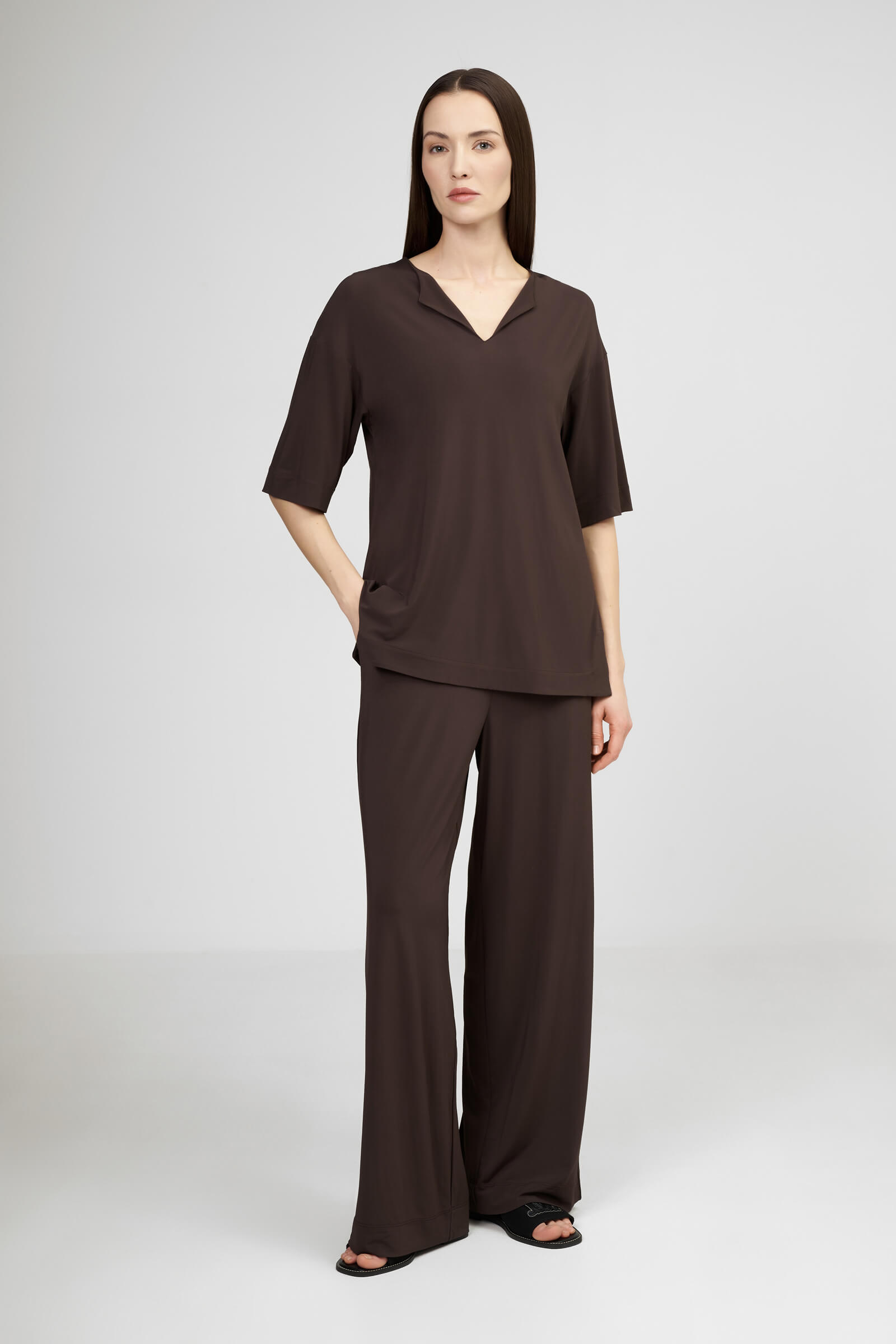 Блузка из шелковистой вискозы Бренд Max Mara Изображение 4