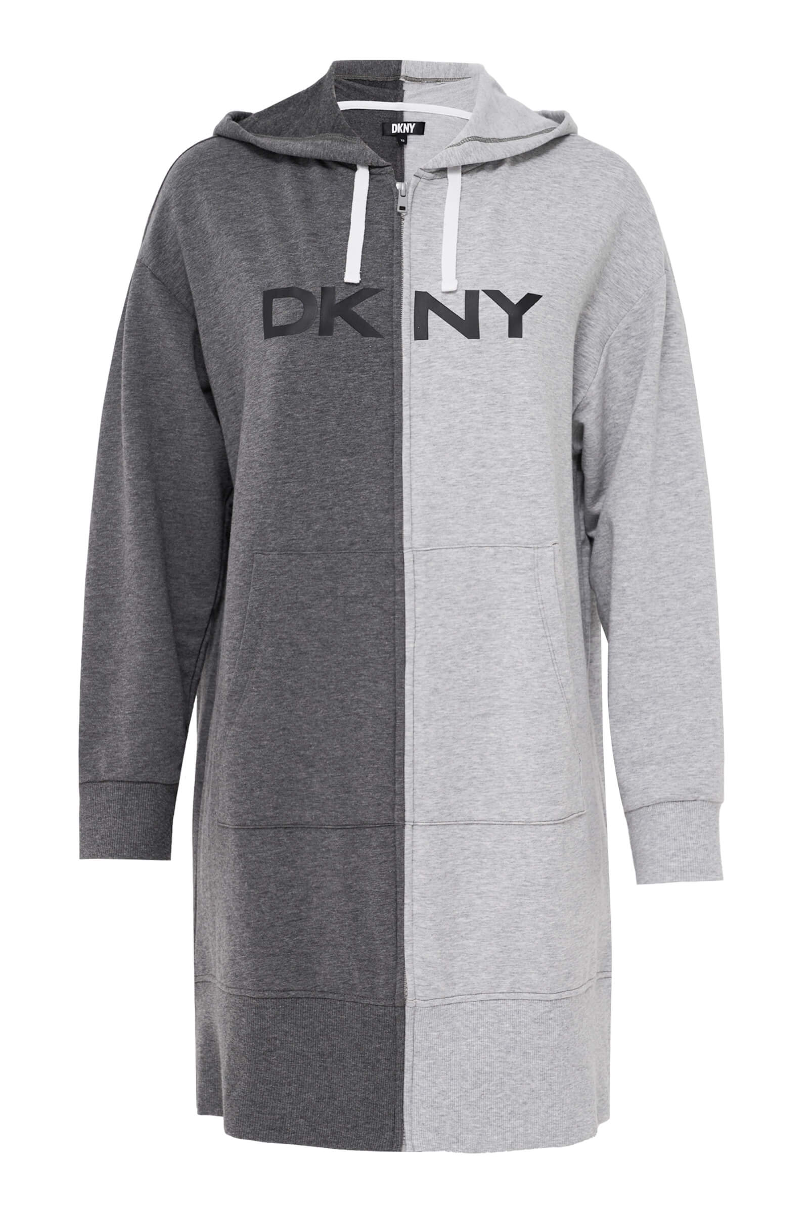 Халат на молнии с капюшоном Бренд DKNY