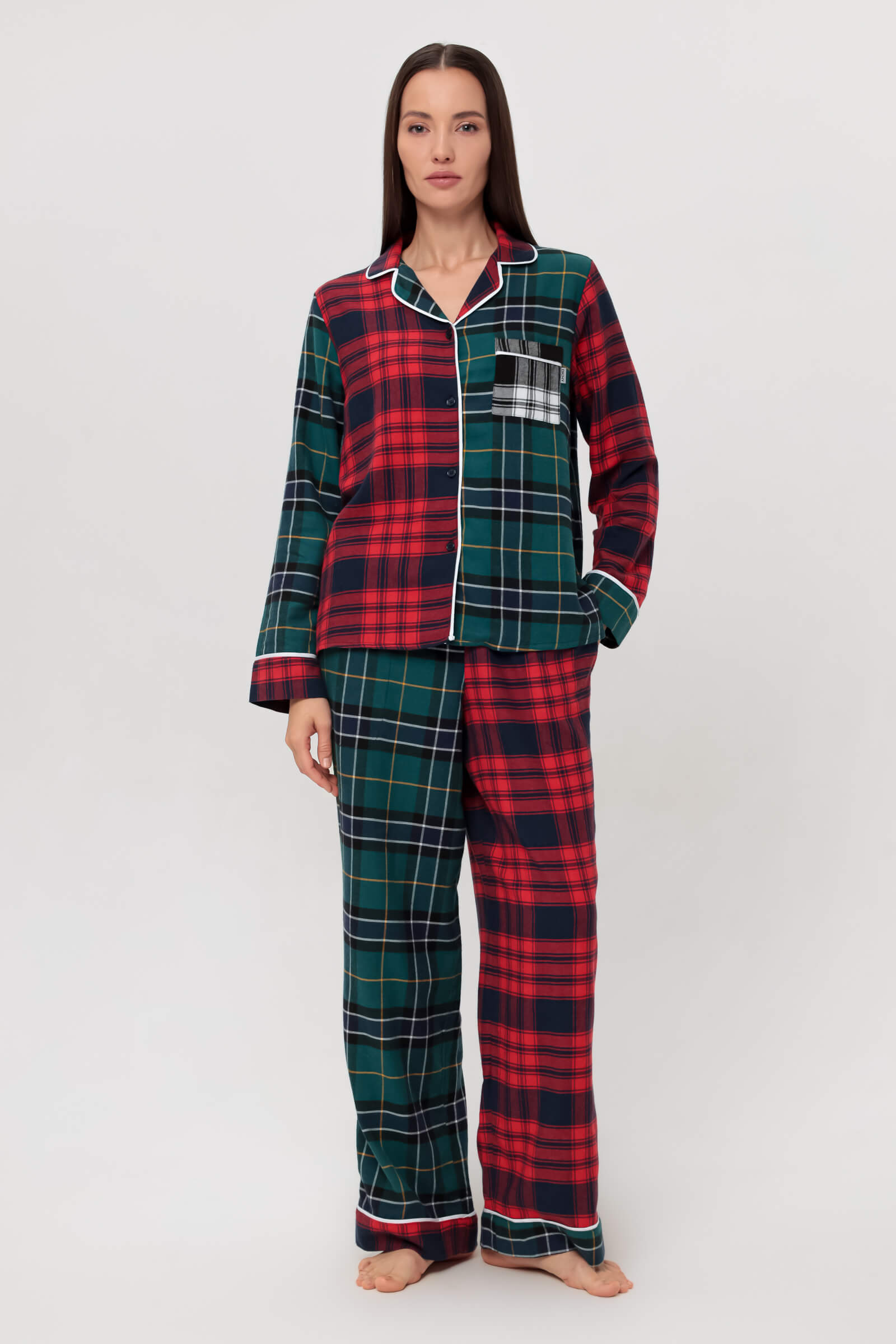 Длинная фланелевая пижама Бренд DKNY Изображение 2
