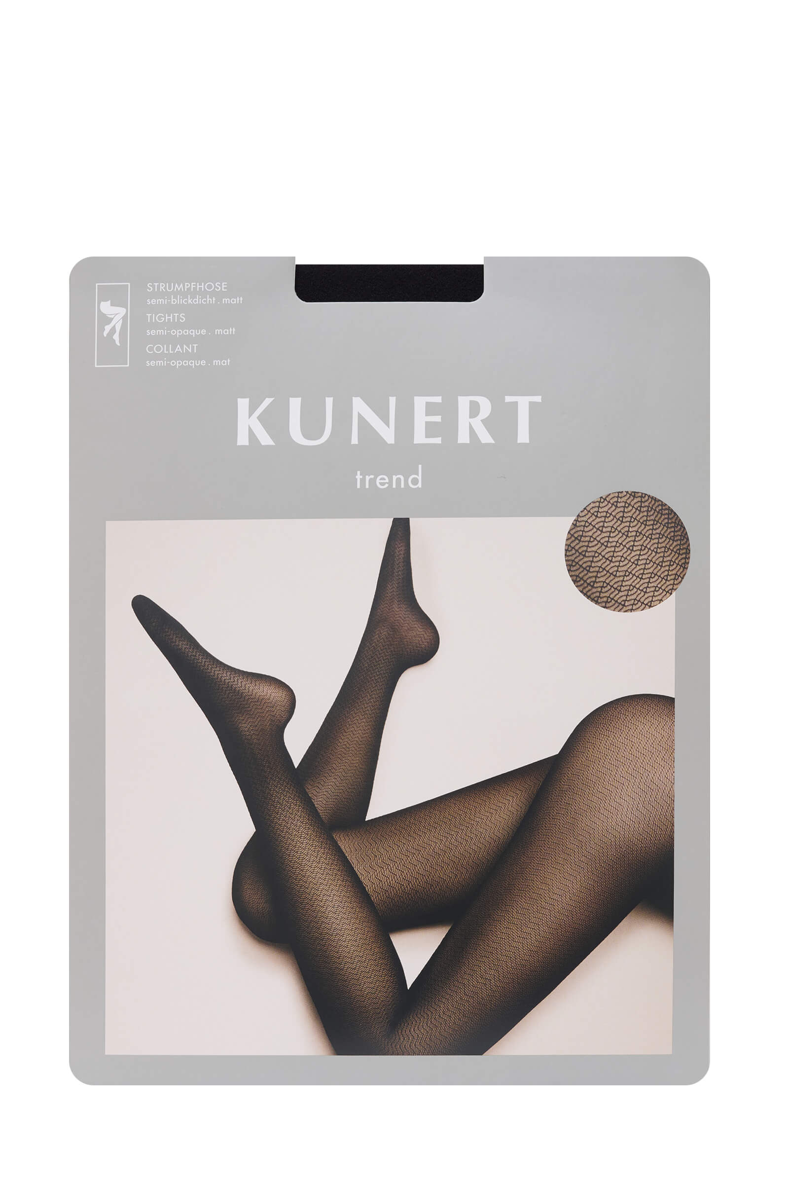 Колготки 40 ден с зигзагообразным узором Бренд KUNERT Изображение 7