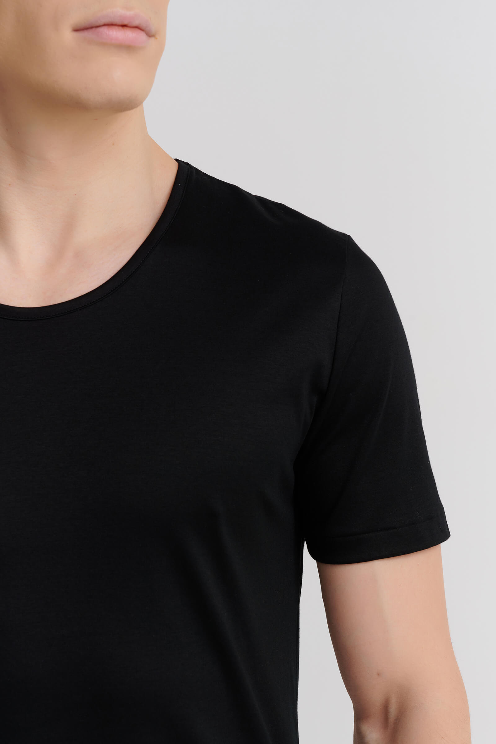 Футболка из редкого хлопка Sea Island Бренд Zimmerli Изображение 5