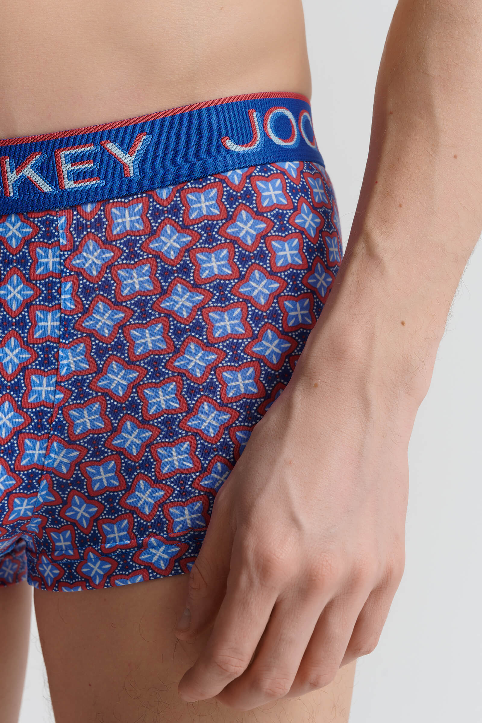 Хлопковые трусы транки с логотипом на поясе Бренд Jockey Изображение 5