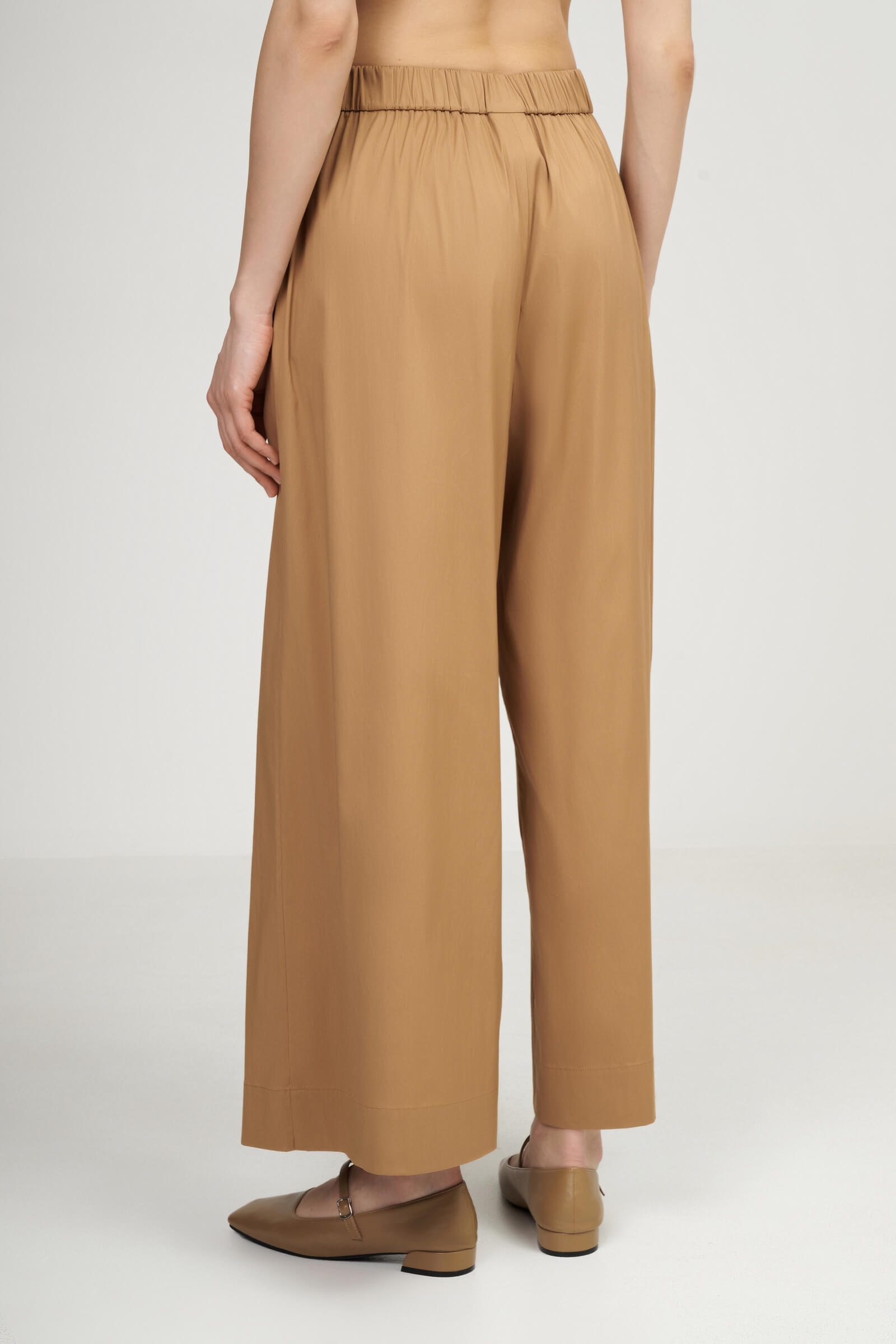 Хлопковые брюки-кюлоты Бренд Max Mara Изображение 3