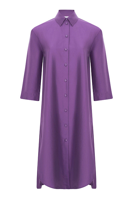Хлопковое платье-рубашка Бренд Max Mara