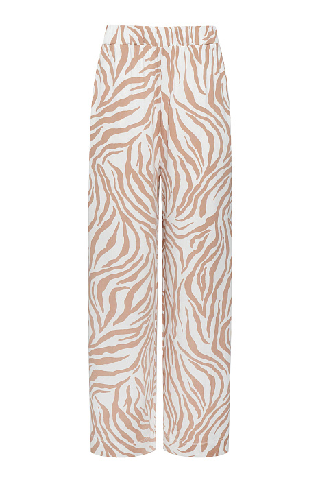 Брюки-палаццо на резинке Бренд Max Mara