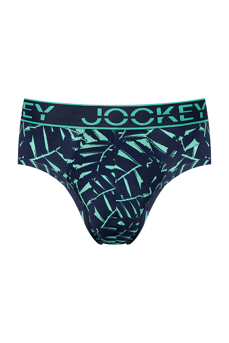 Трусы брифы из хлопка с логотипом на поясе Бренд Jockey