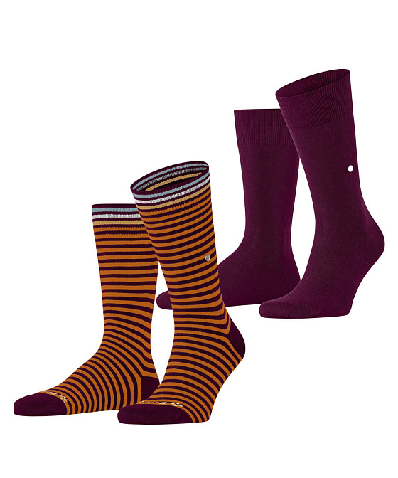 Мужские носки 2 пары Burlington Everyday Stripe Бренд Burlington