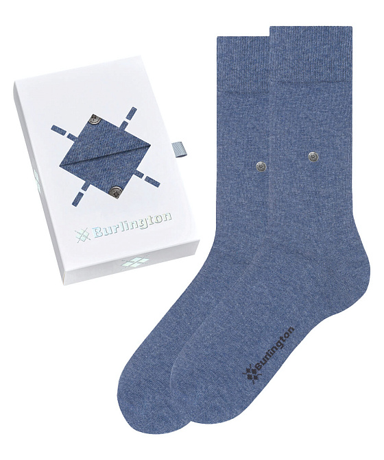 Мужские носки 2 пары Burlington Basic Gift Box Бренд Burlington