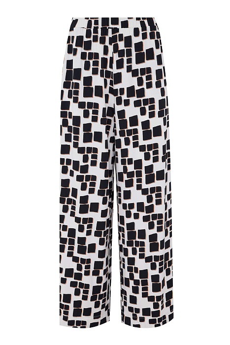 Брюки-палаццо на резинке Бренд Max Mara