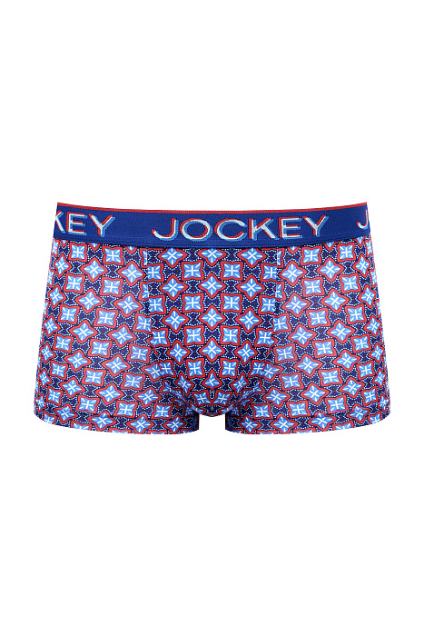 Хлопковые трусы транки с логотипом на поясе Бренд Jockey