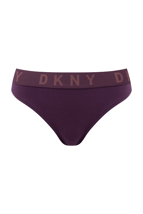 Трусы стринги с логотипом бренда Бренд DKNY