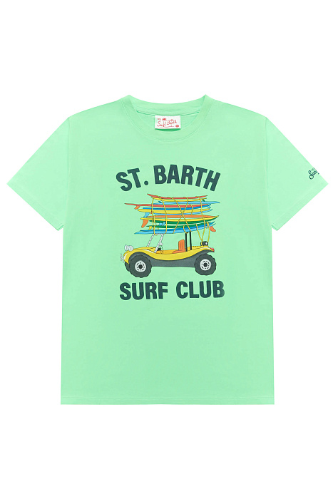 Хлопковая детская футболка Бренд Mc2 Saint Barth