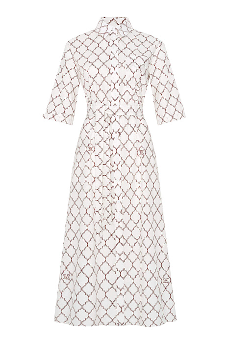 Платье-рубашка из 100% хлопка Бренд Max Mara
