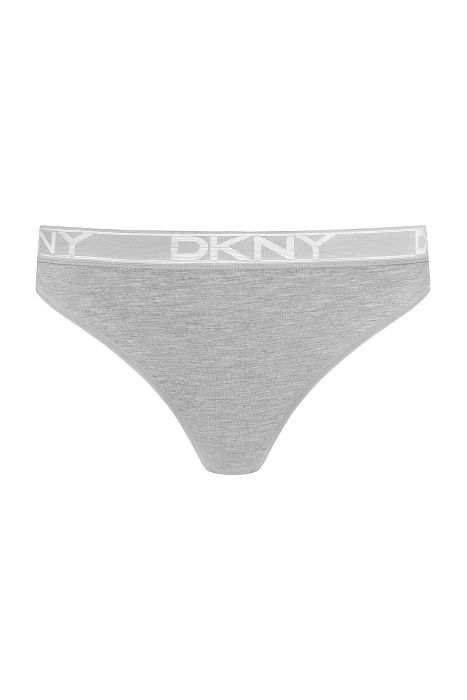 Трусы стринги с логотипом бренда Бренд DKNY