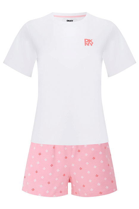 Пижама из смесового хлопка Бренд DKNY