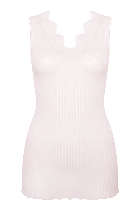 Хлопковая майка с кружевом Бренд Zimmerli