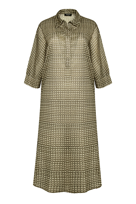 Платье-рубашка с рукавом 3/4 Бренд DNUD Paris
